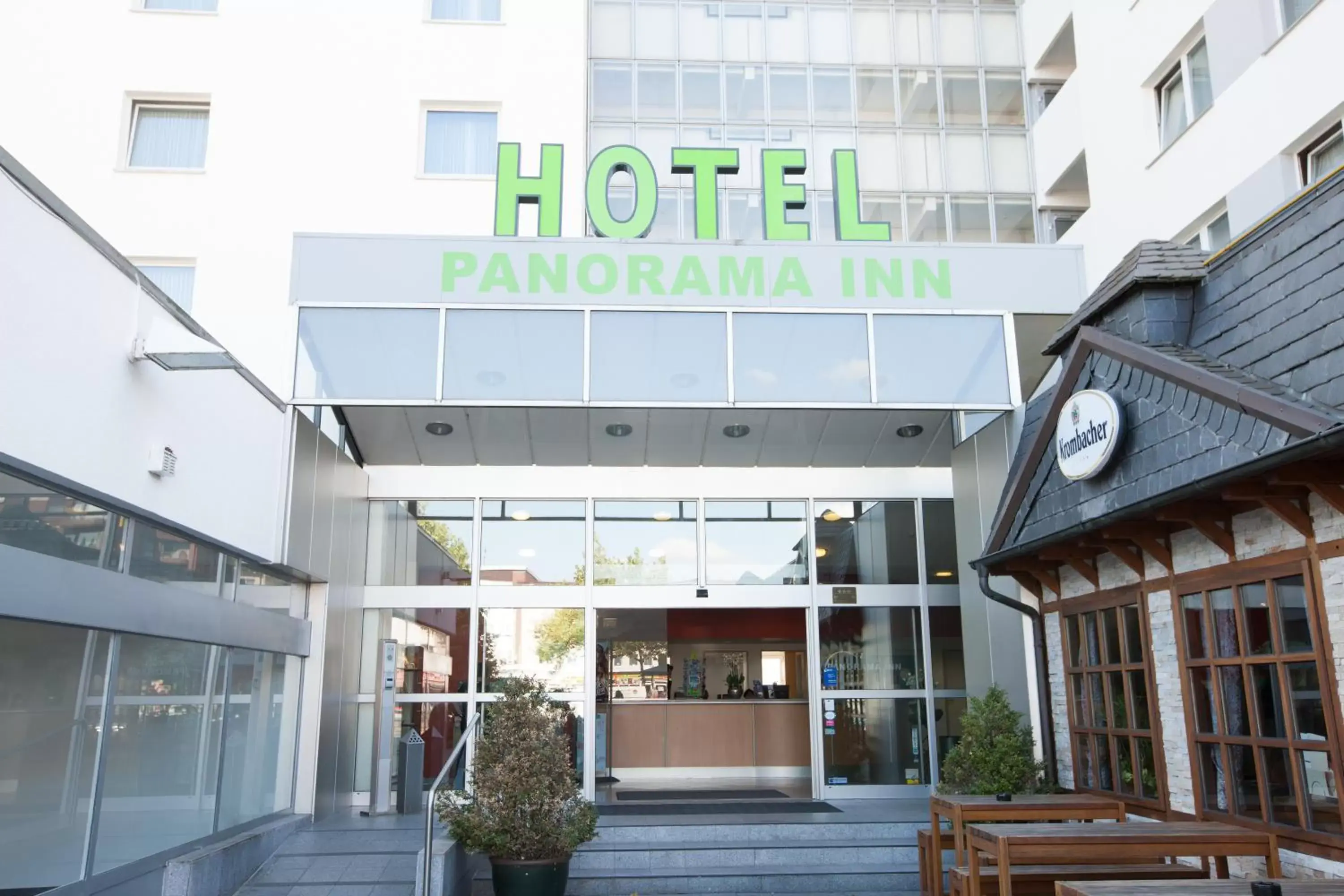 Facade/entrance, Property Building in Panorama Inn Hotel