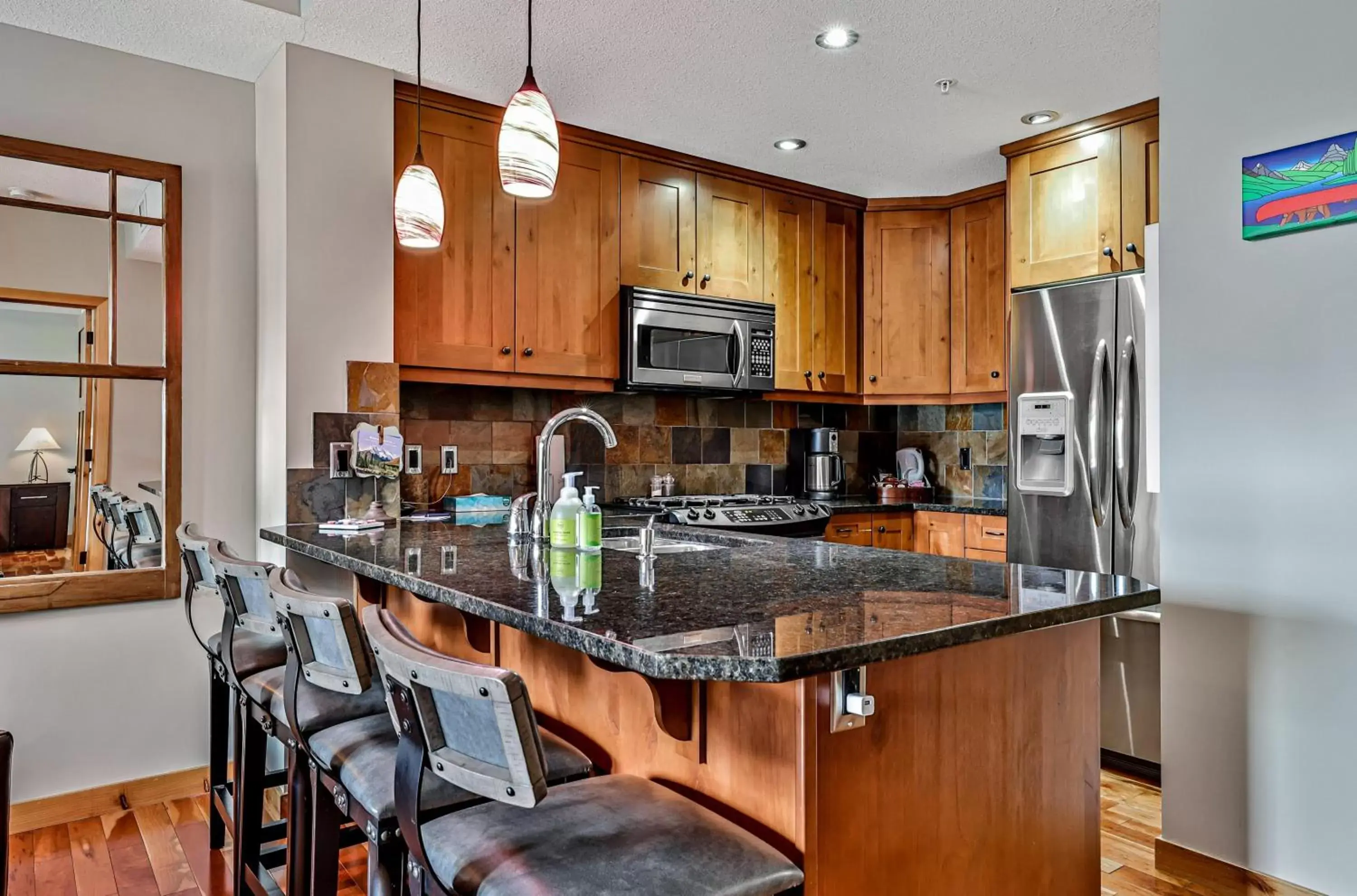 kitchen, Kitchen/Kitchenette in Tamarack Lodge by Spring Creek Vacations