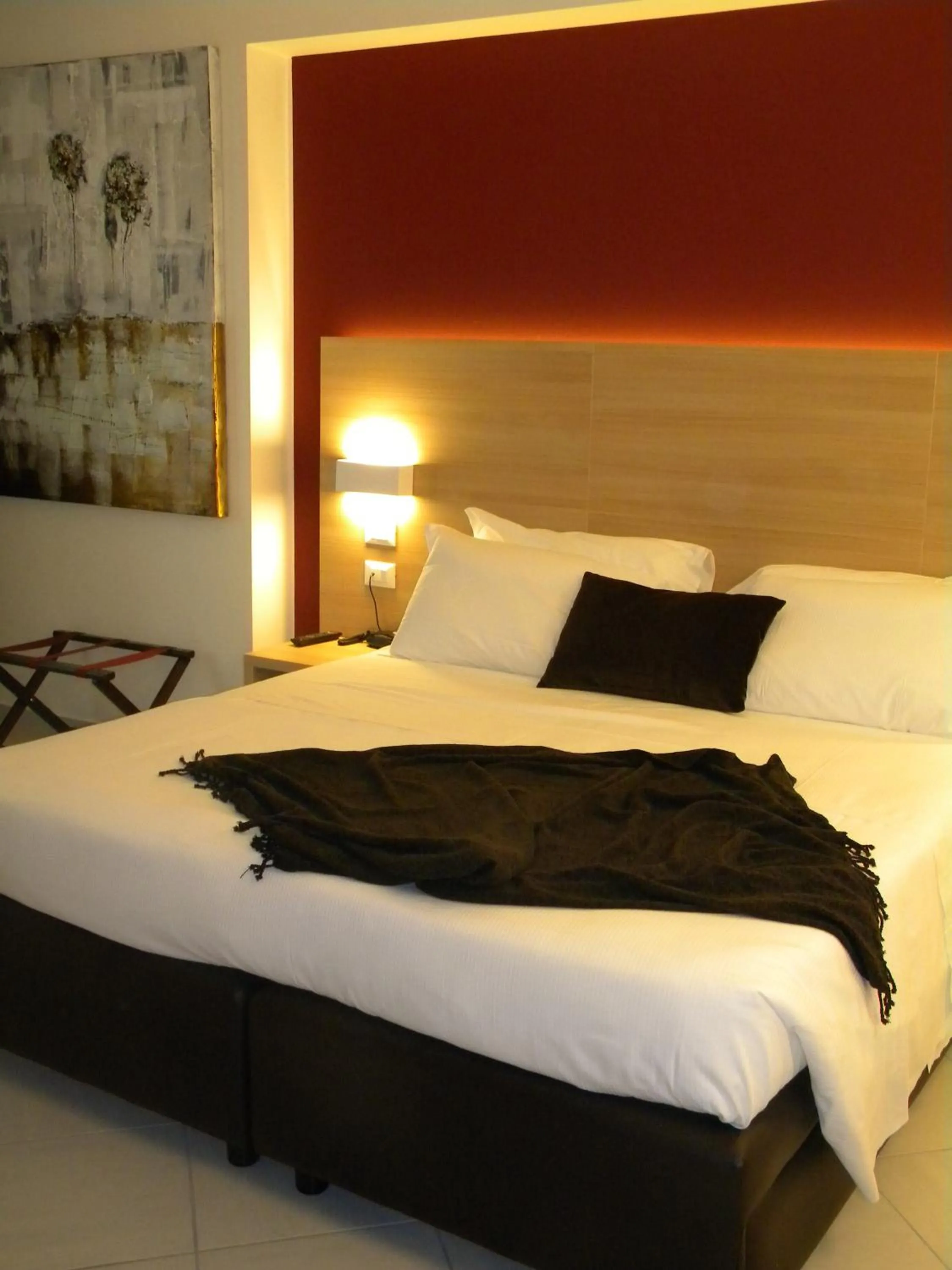 Bedroom, Bed in Hotel Sole