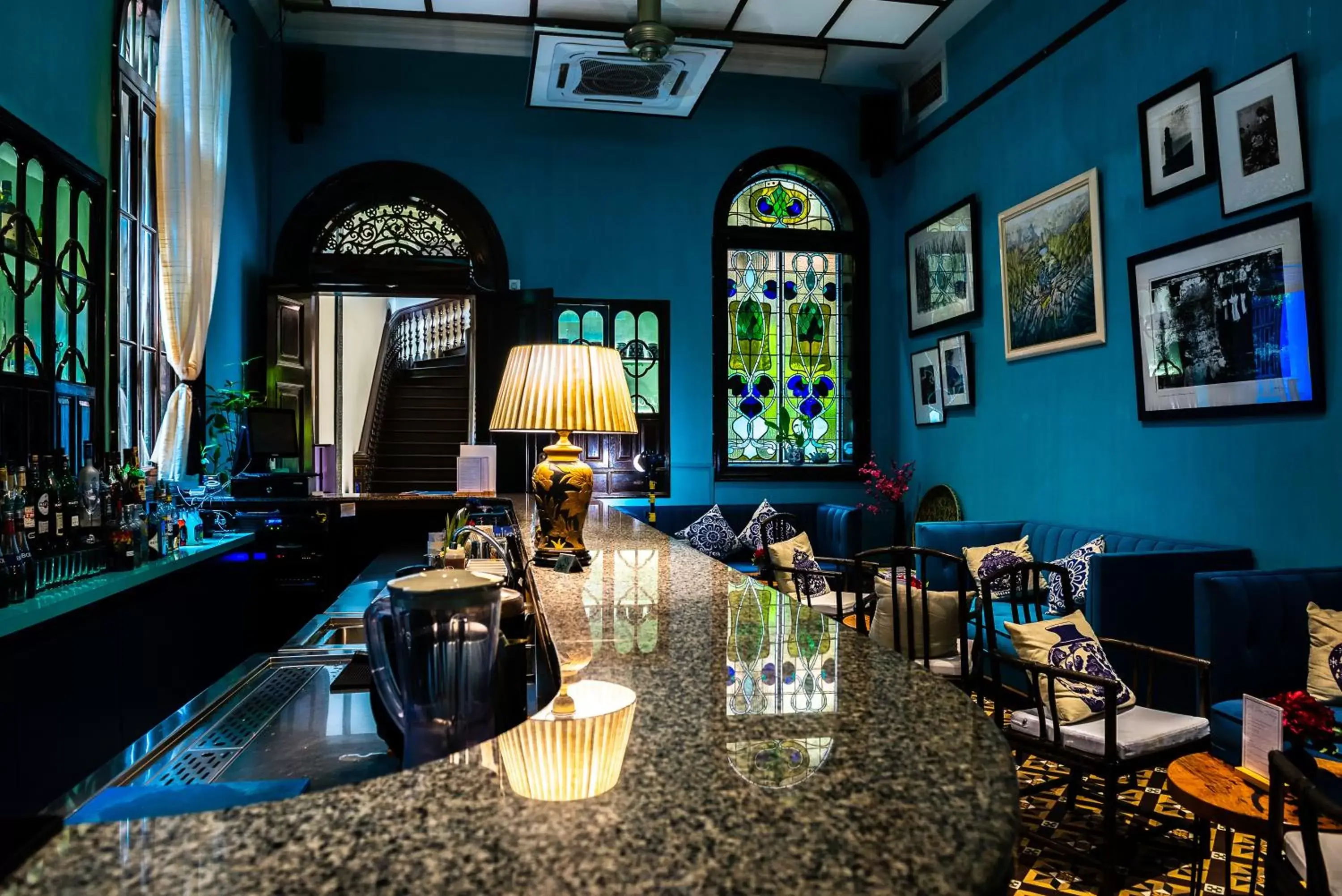 Lounge or bar in Cheong Fatt Tze - The Blue Mansion Lounge or bar in Cheong Fatt Tze - The Blue Mansion