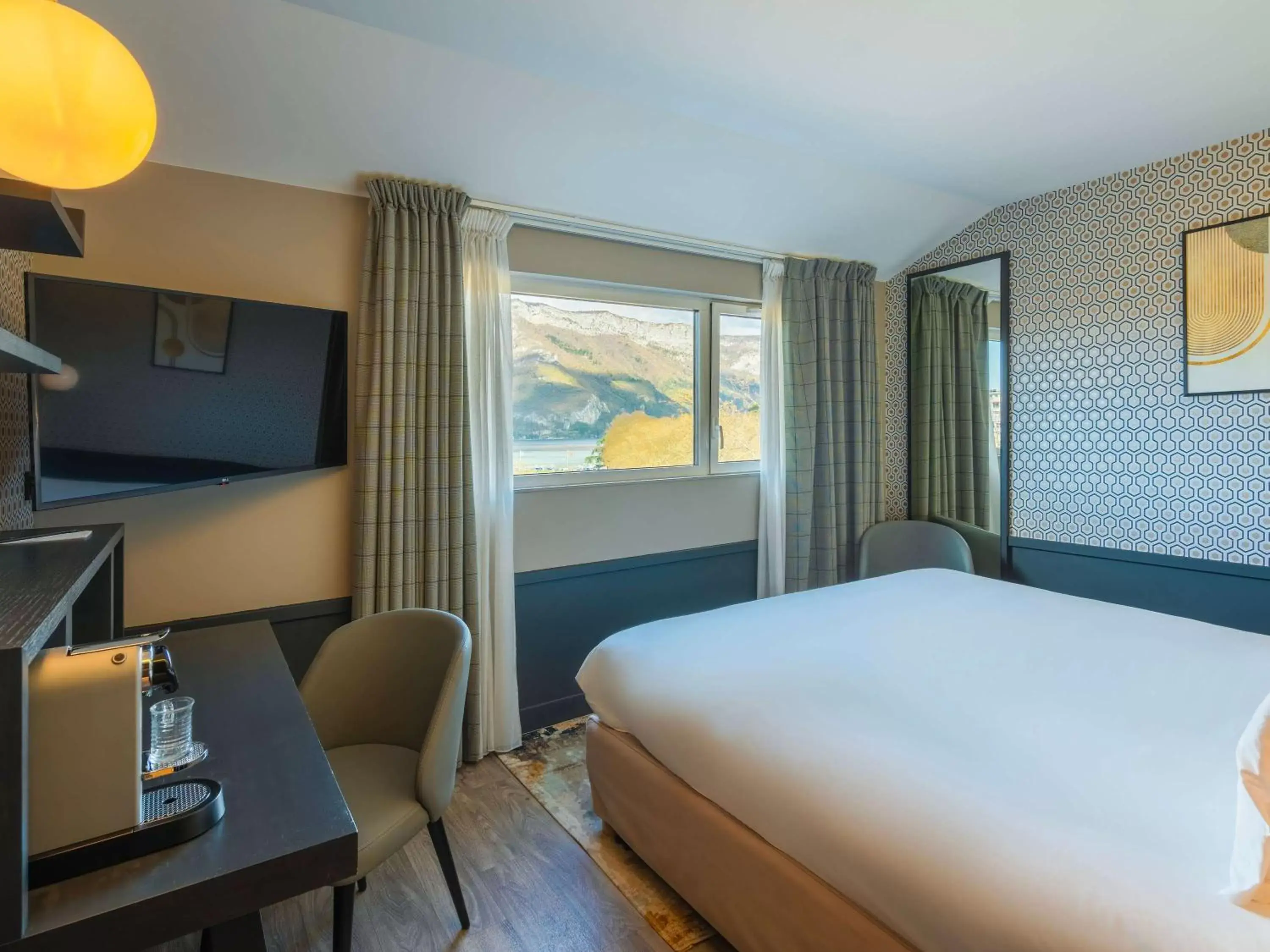 Bedroom in Le Splendid Hotel Lac D'Annecy - Handwritten Collection