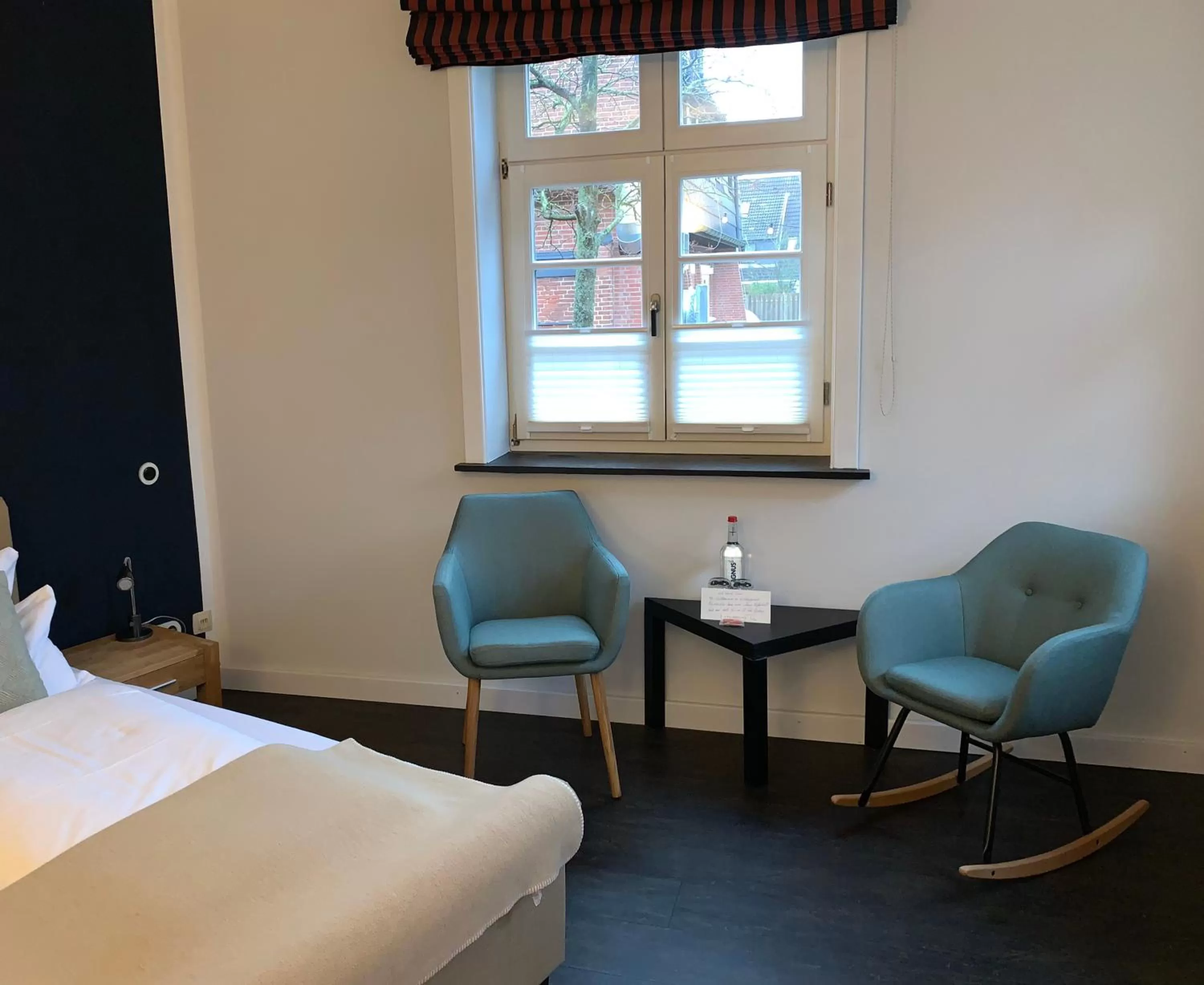 Seating area, Bed in Lieblingsplatz Strandhotel