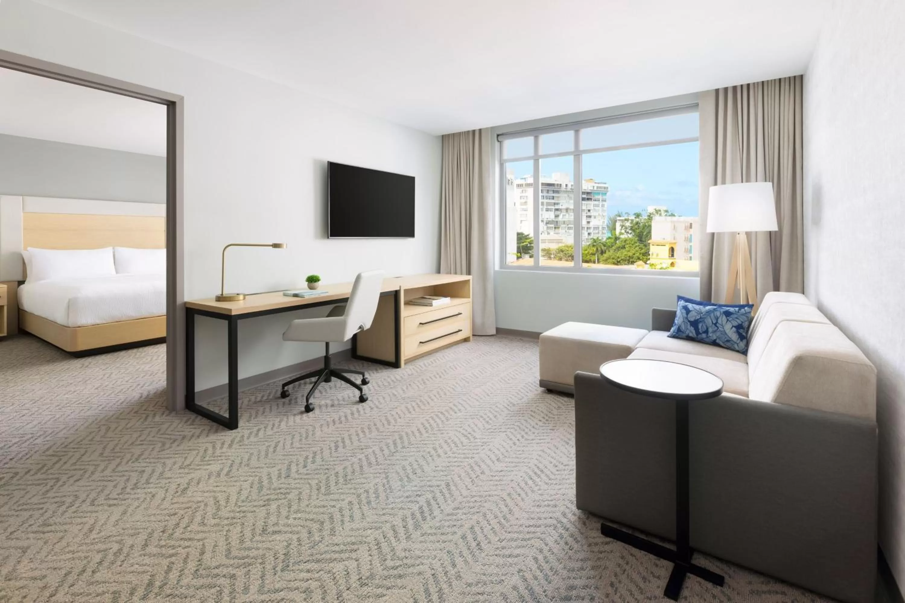 Bedroom, Bed in Residence Inn by Marriott San Juan Isla Verde