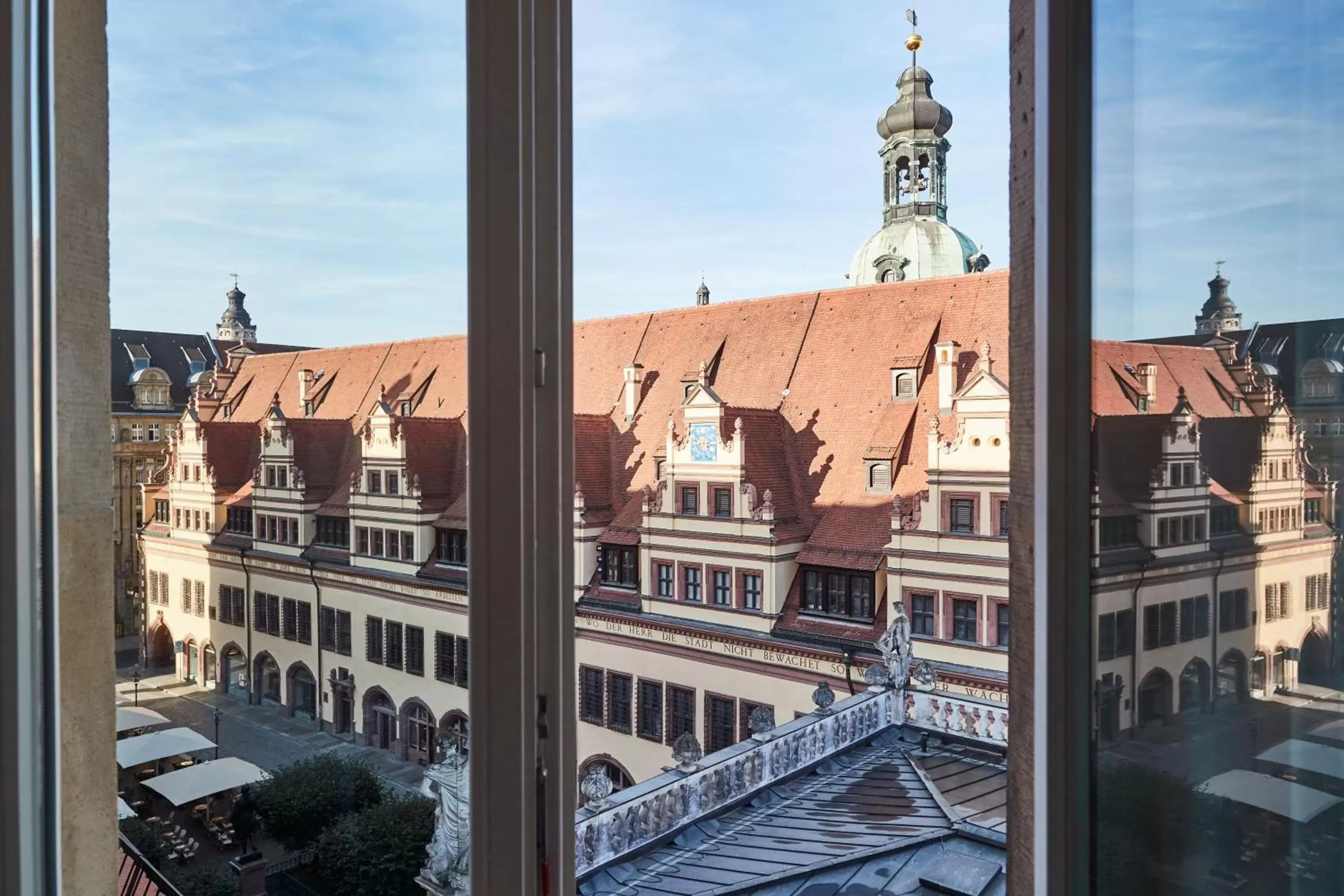 Property building in Steigenberger Icon Grandhotel Handelshof Leipzig