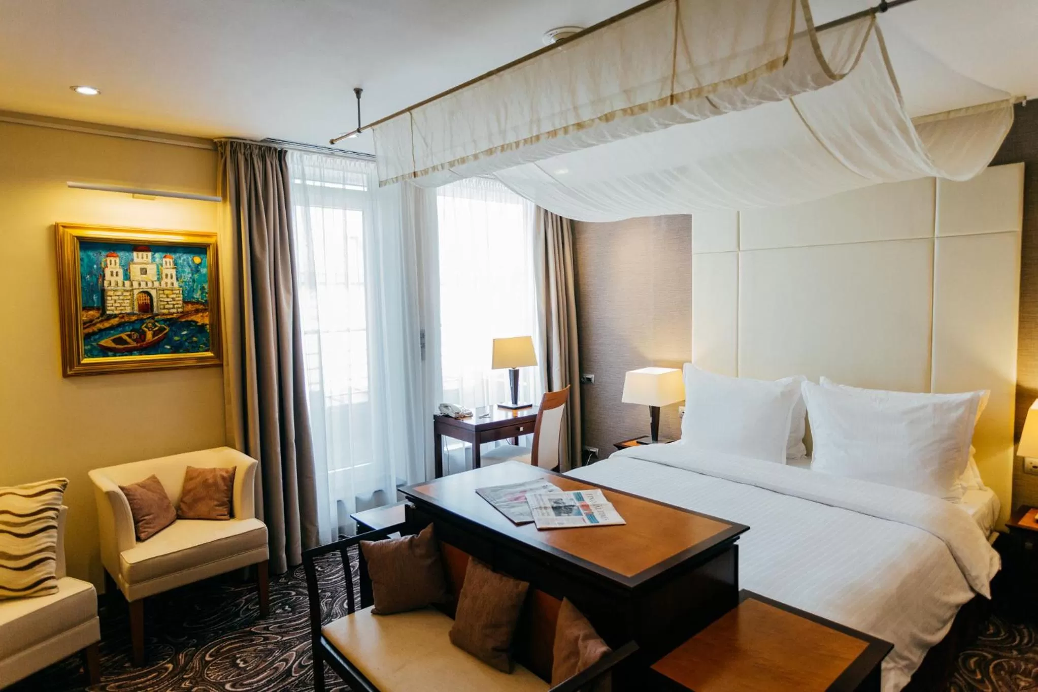 Bedroom, Bed in Radisson Blu Carlton Hotel, Bratislava