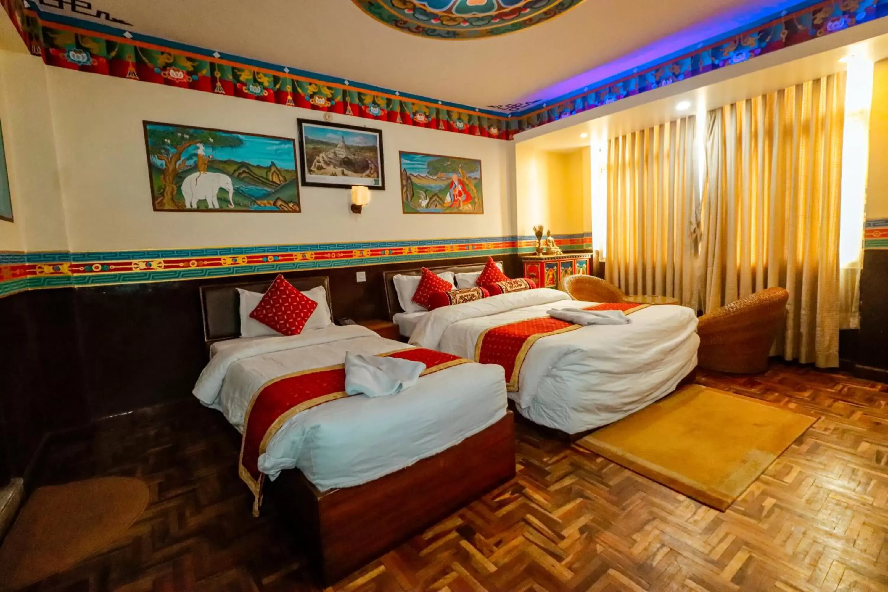 Bed in Kathmandu Eco Hotel