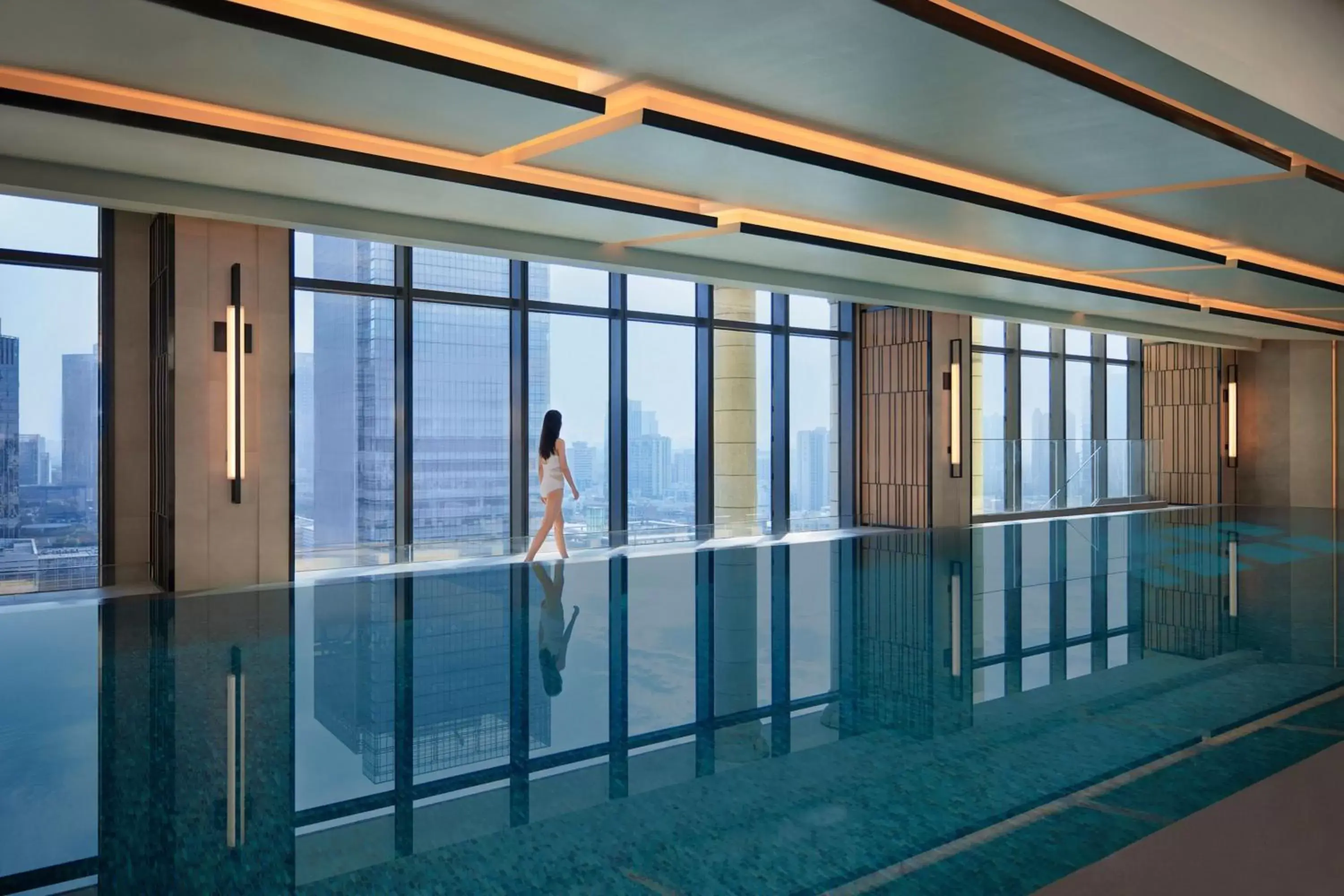 Swimming pool in Foshan Marriott Hotel