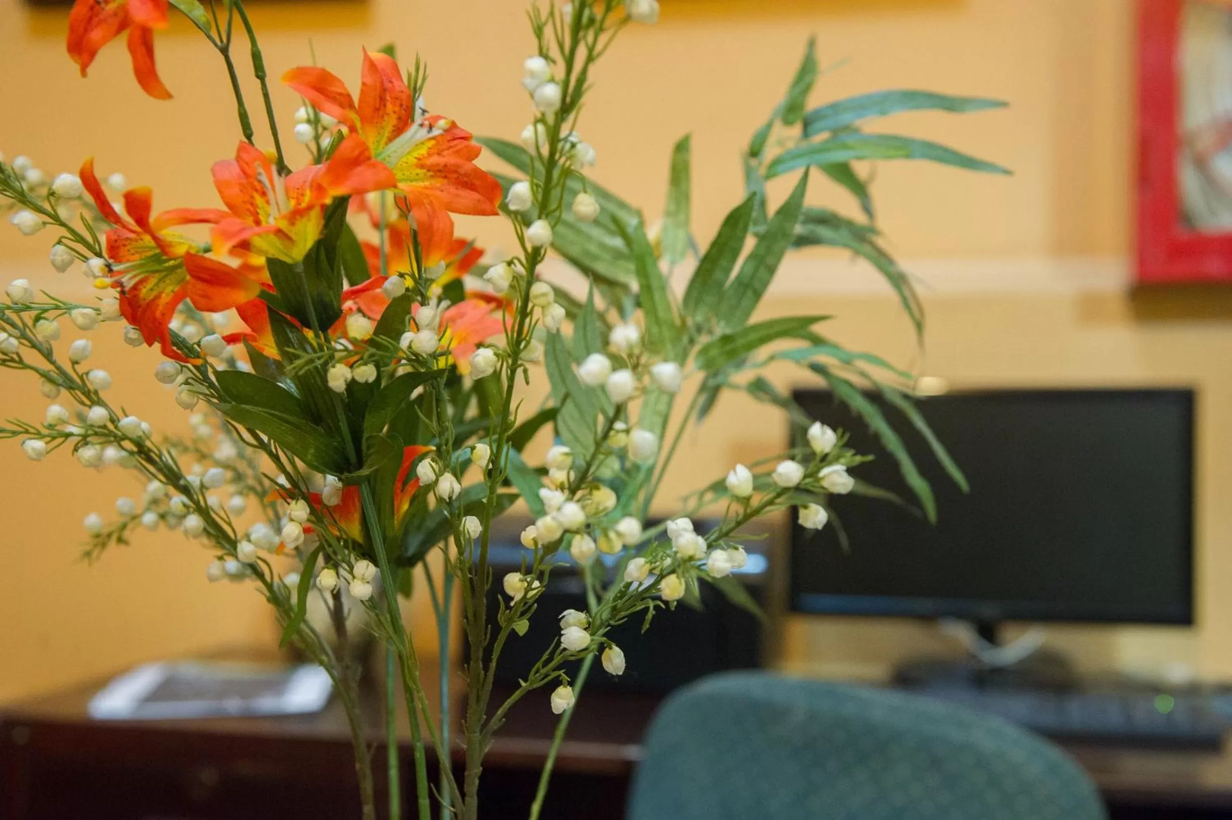Decorative detail, TV/Entertainment Center in Hotel Dikran