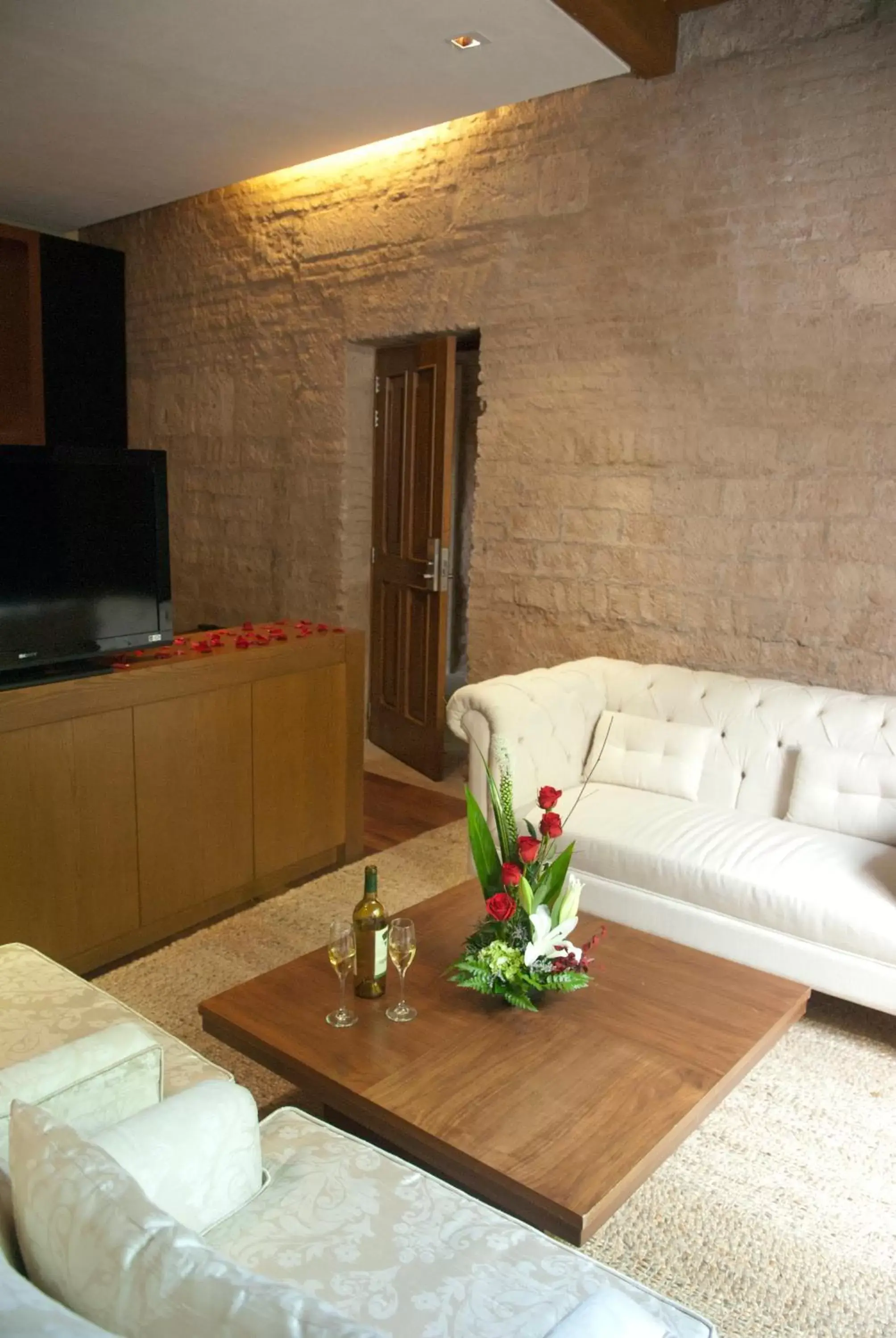 TV and multimedia, Seating Area in Hotel Boutique Casa Madero