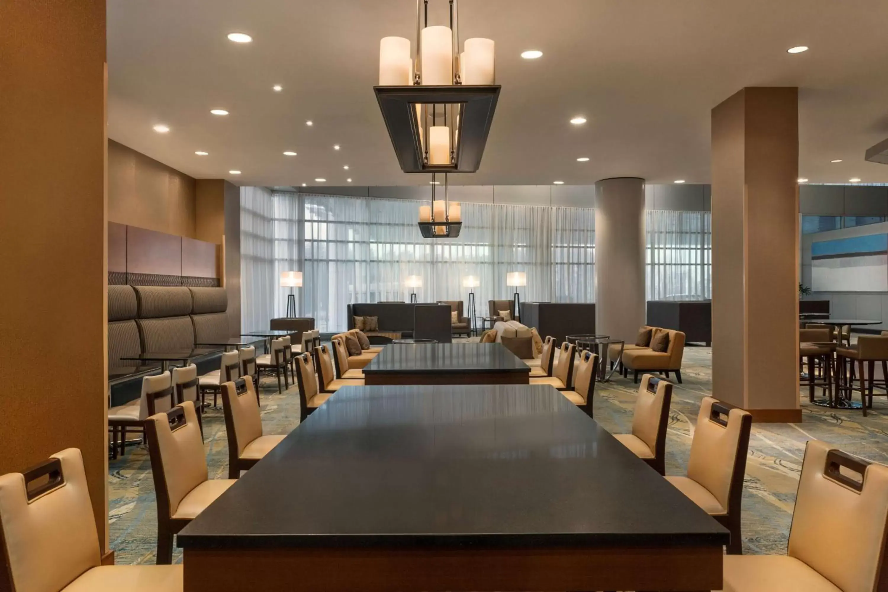 Lounge or bar in Hilton Baltimore BWI Airport