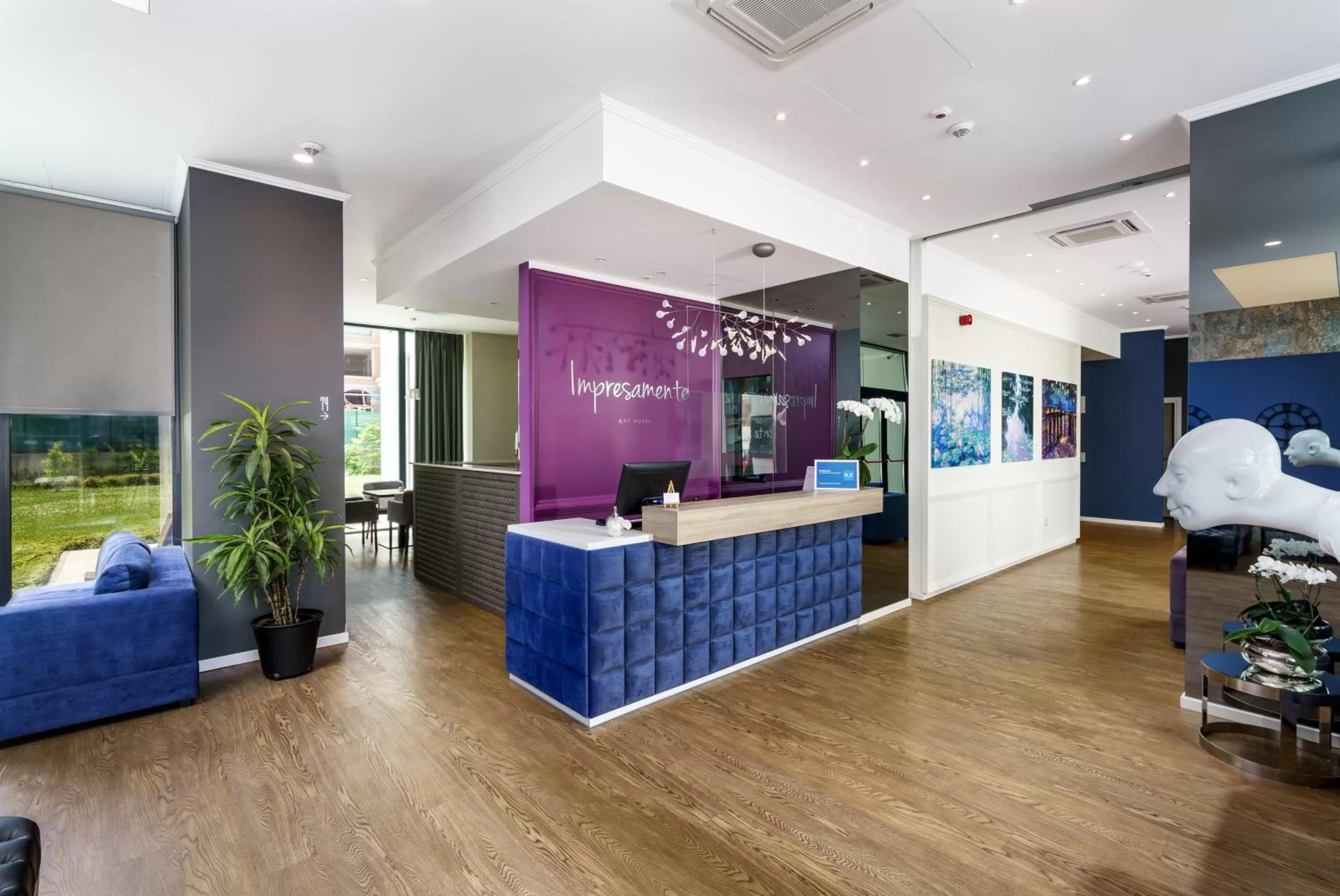 Lobby or reception in Impresamente Art Hotel