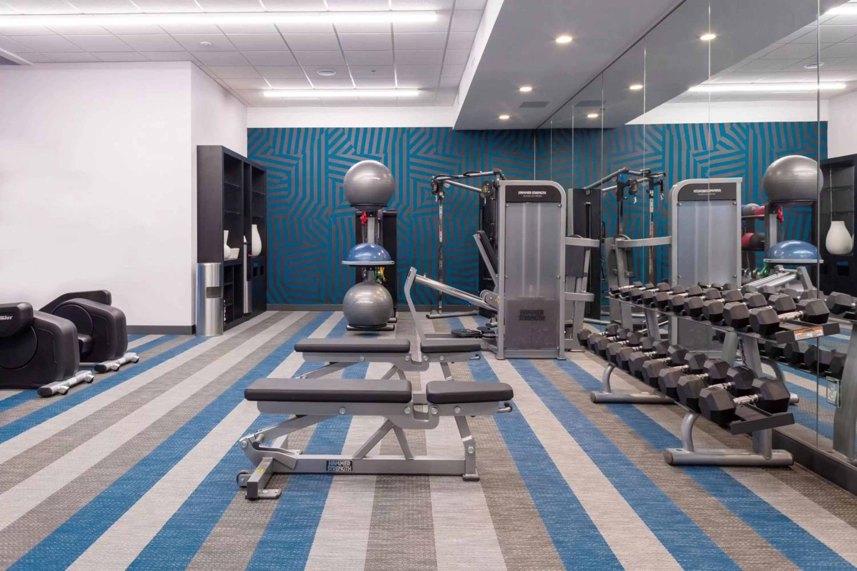 Fitness centre/facilities in Aloft Savannah Airport