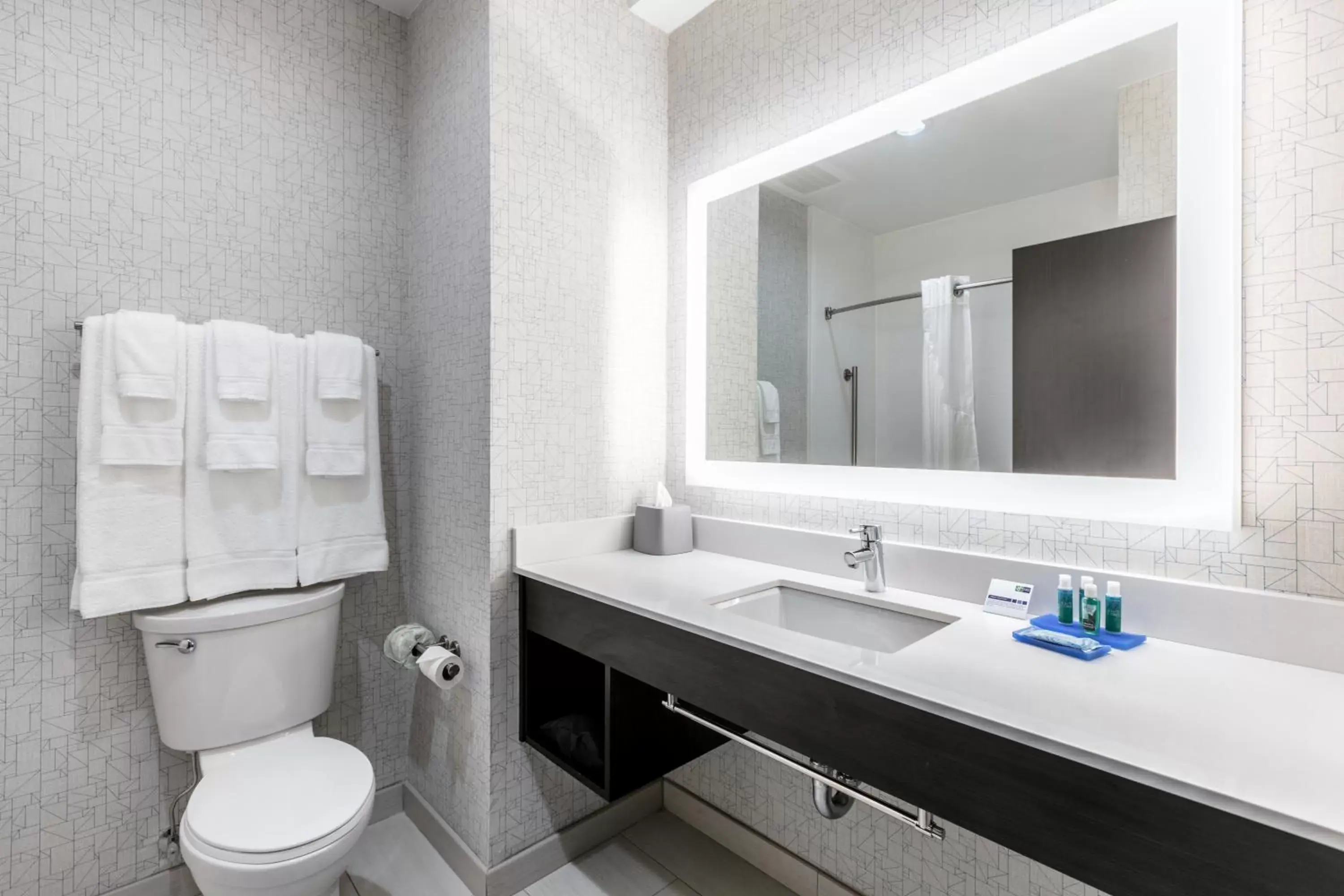 Bathroom in Holiday Inn Express & Suites Jersey City North - Hoboken, an IHG Hotel