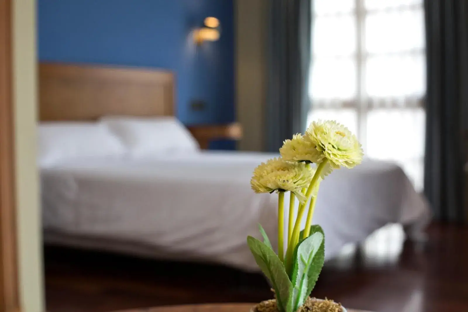 Decorative detail, Bed in Hotel El Sella