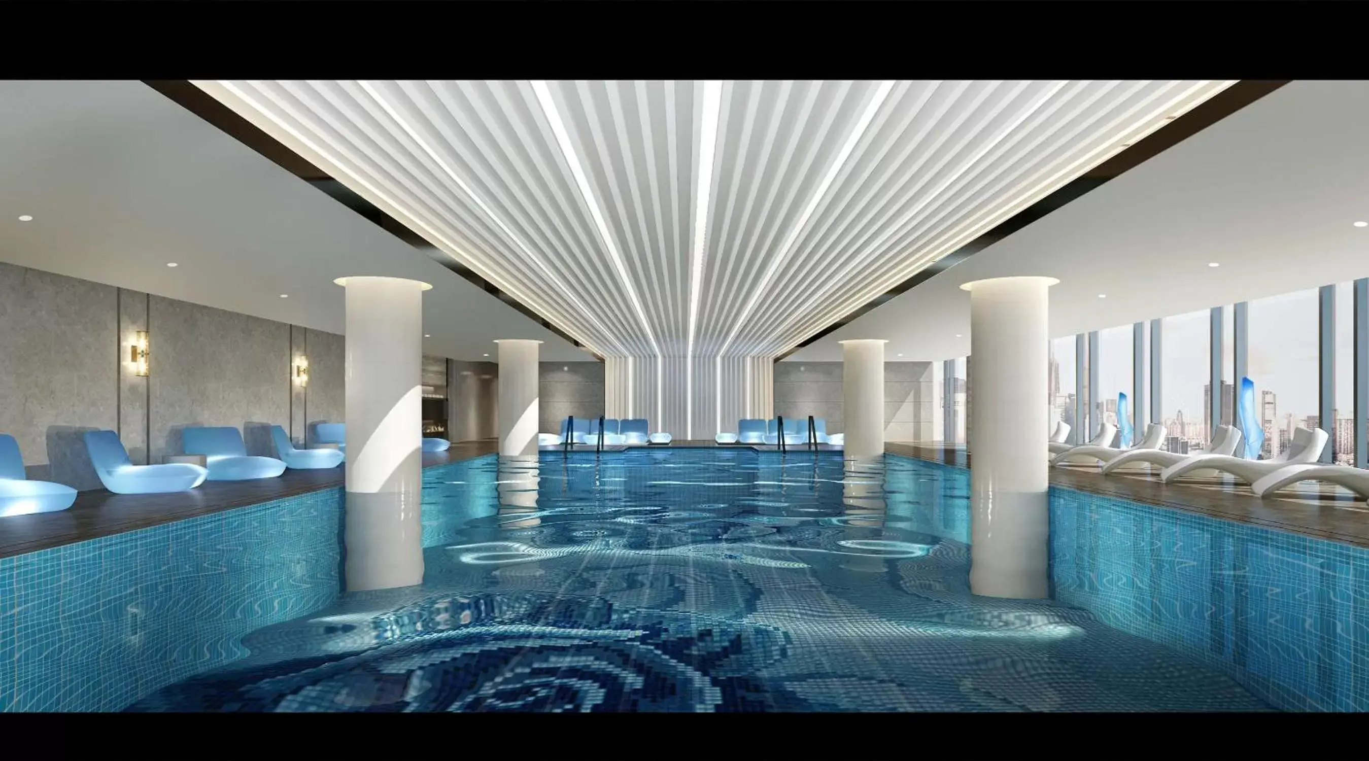 Property building, Swimming Pool in Radisson Blu Hangzhou Xintiandi