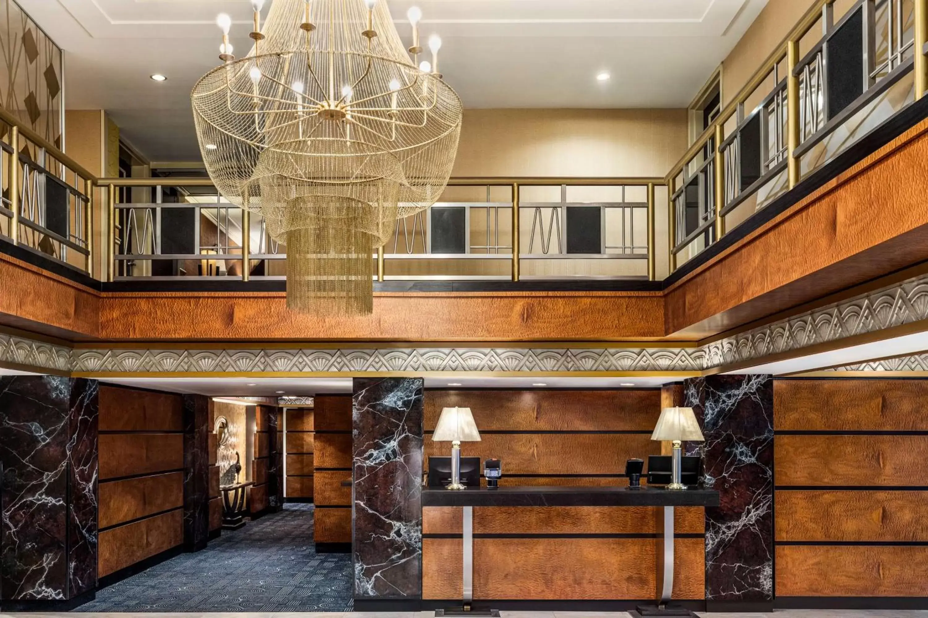 Lobby or reception in Inn at Great Neck Lobby or reception in Inn at Great Neck