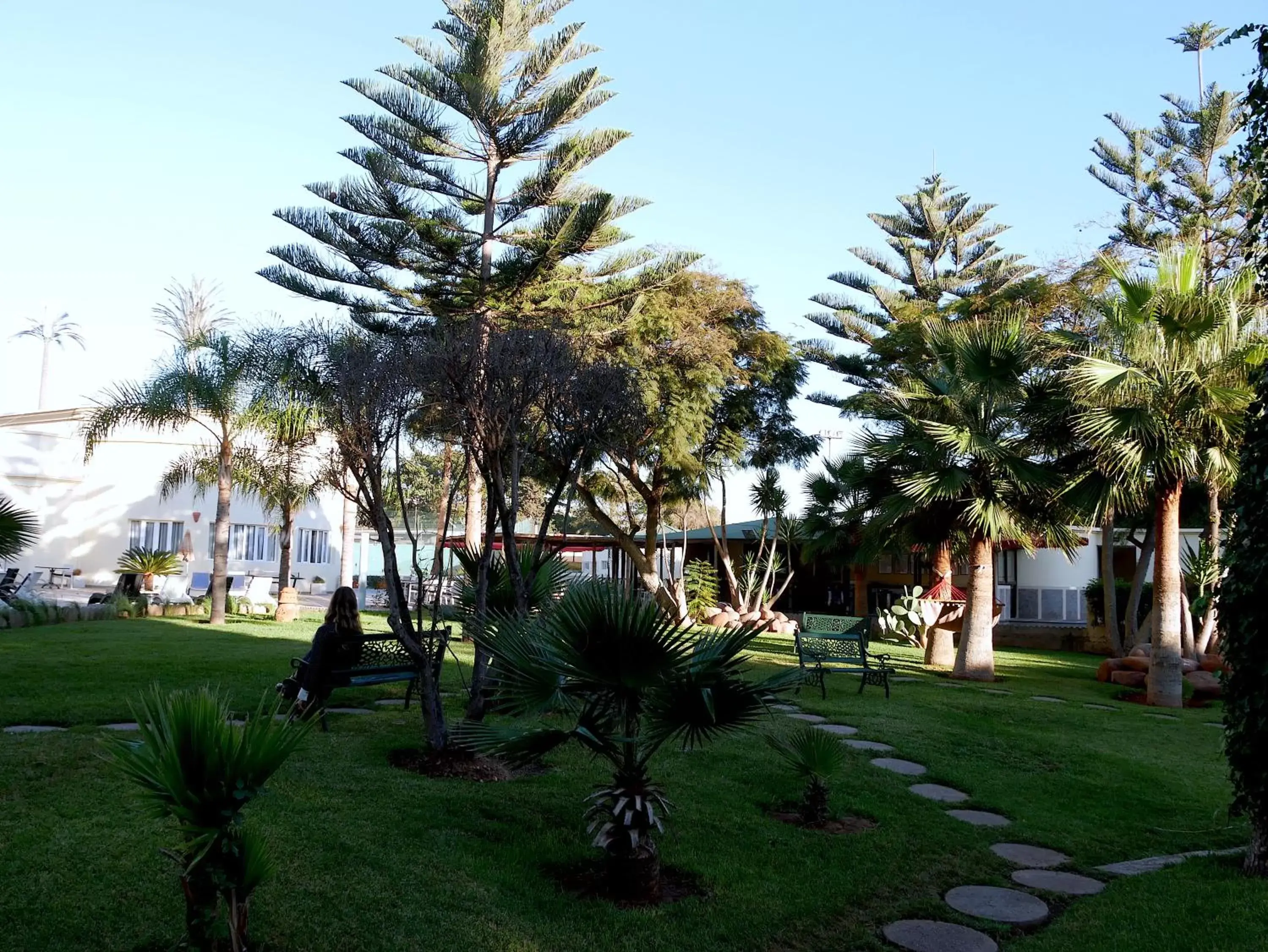 Patio, Garden in Odyssee Park Hotel