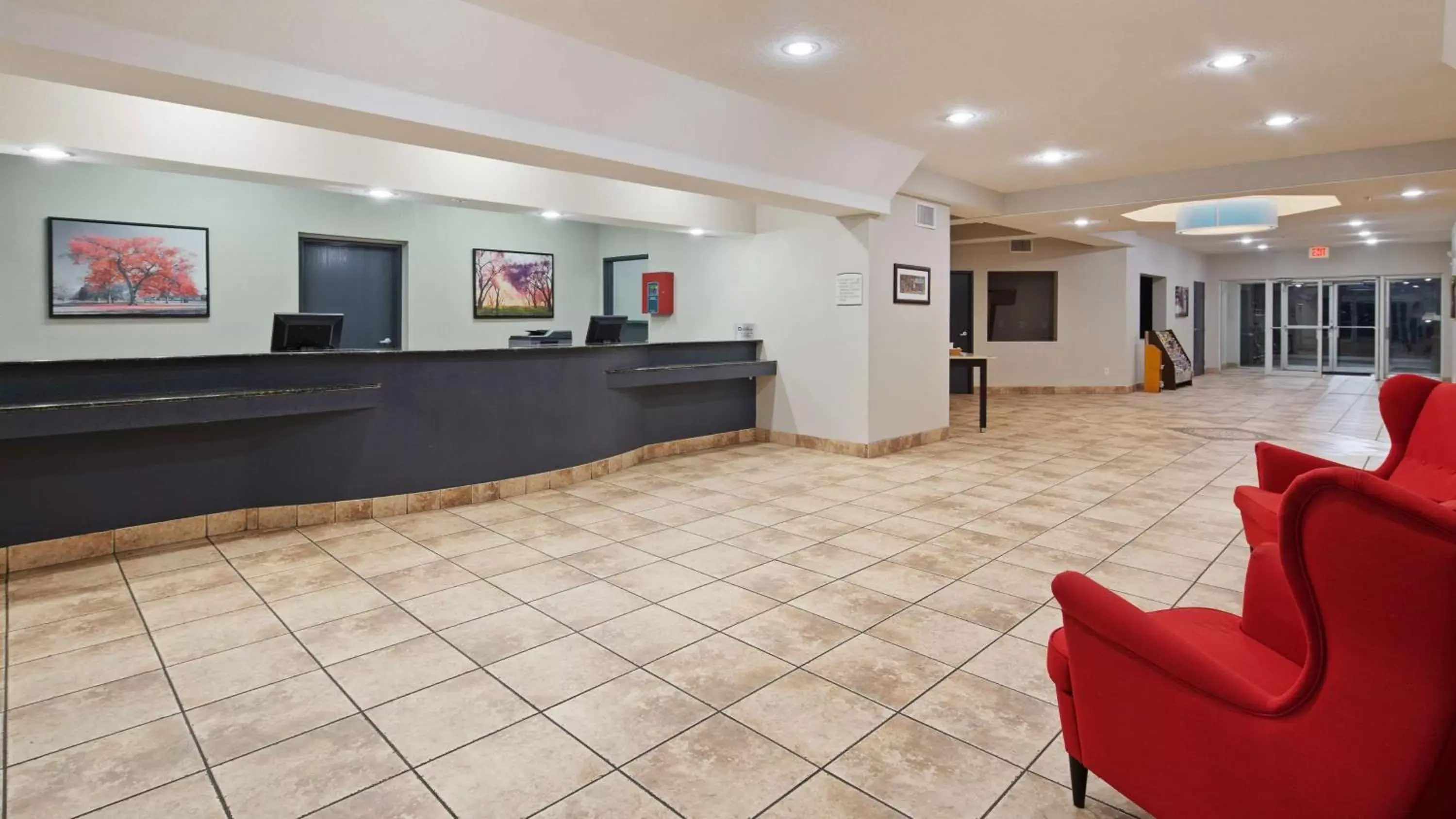 Lobby or reception, Lobby/Reception in SureStay Plus by Best Western San Antonio Fort Sam Houston