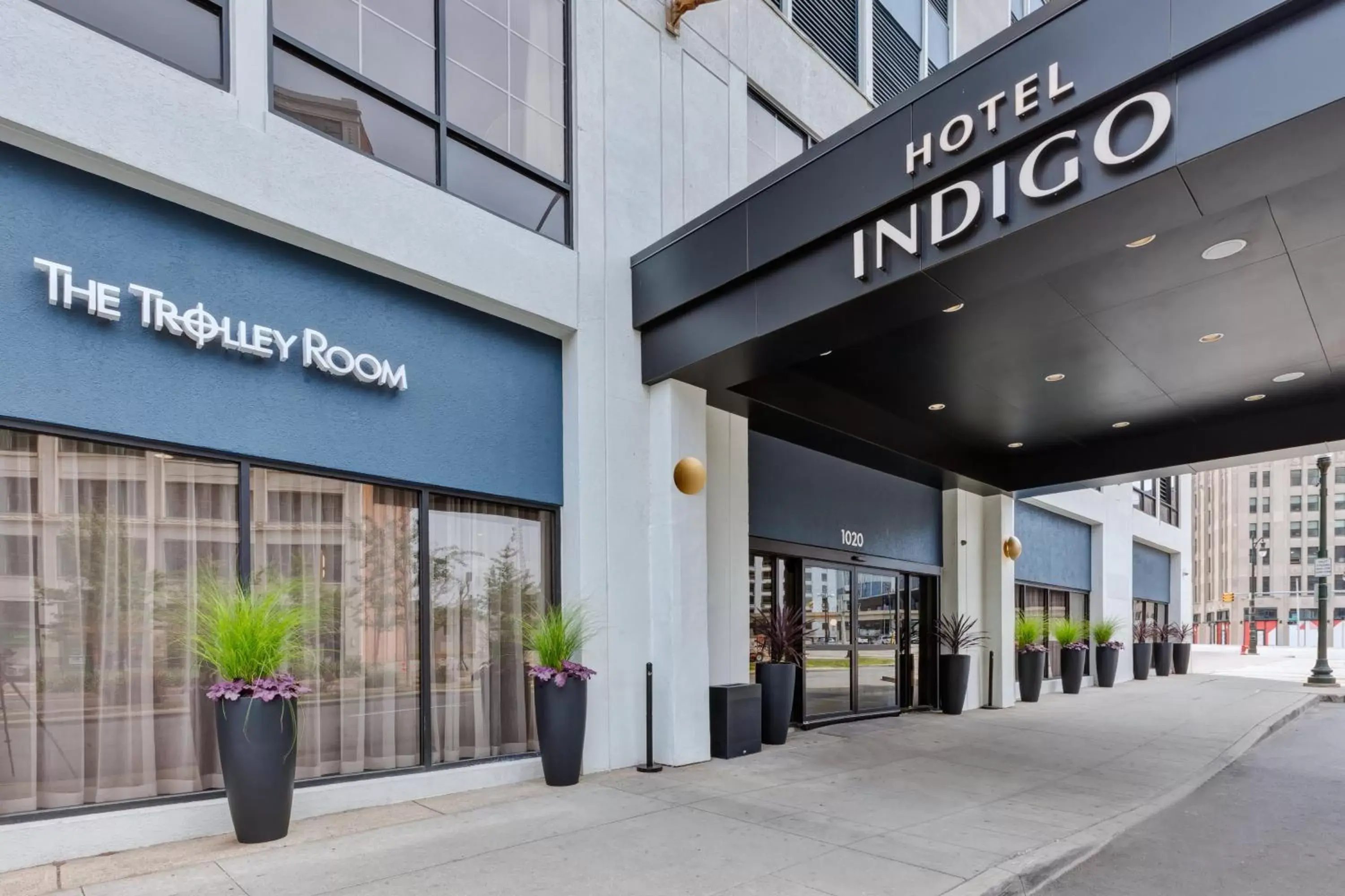 Property building in Hotel Indigo Detroit Downtown, an IHG Hotel