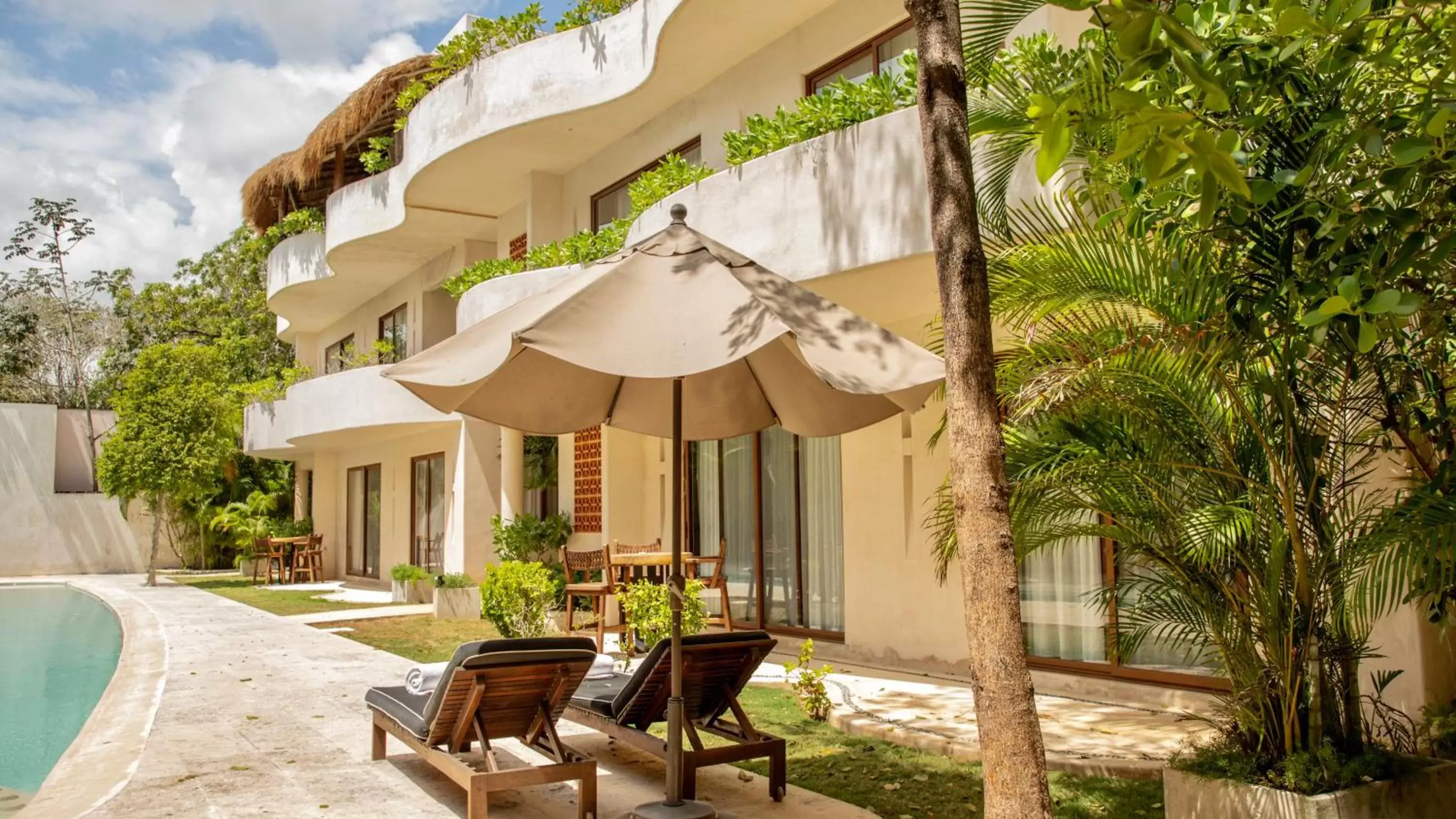 Garden view in Niwa Tulum Luxury Suites