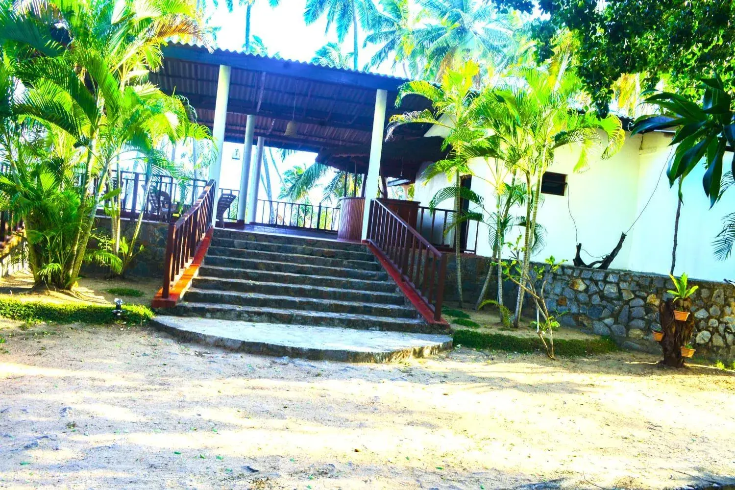 Garden view in Helios Beach Resort