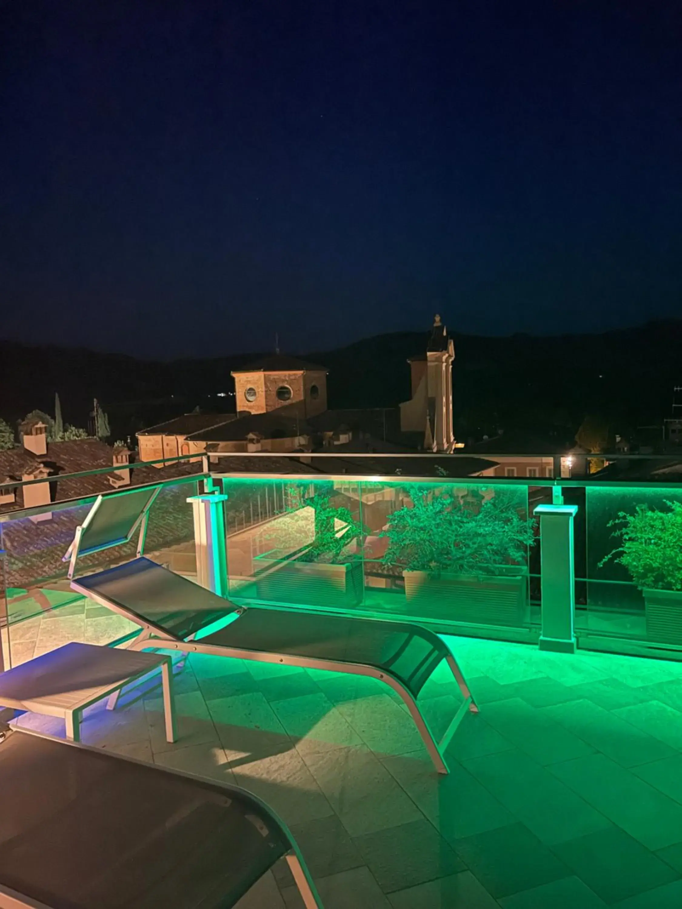 Balcony/Terrace, Swimming Pool in Albergo La Rocca