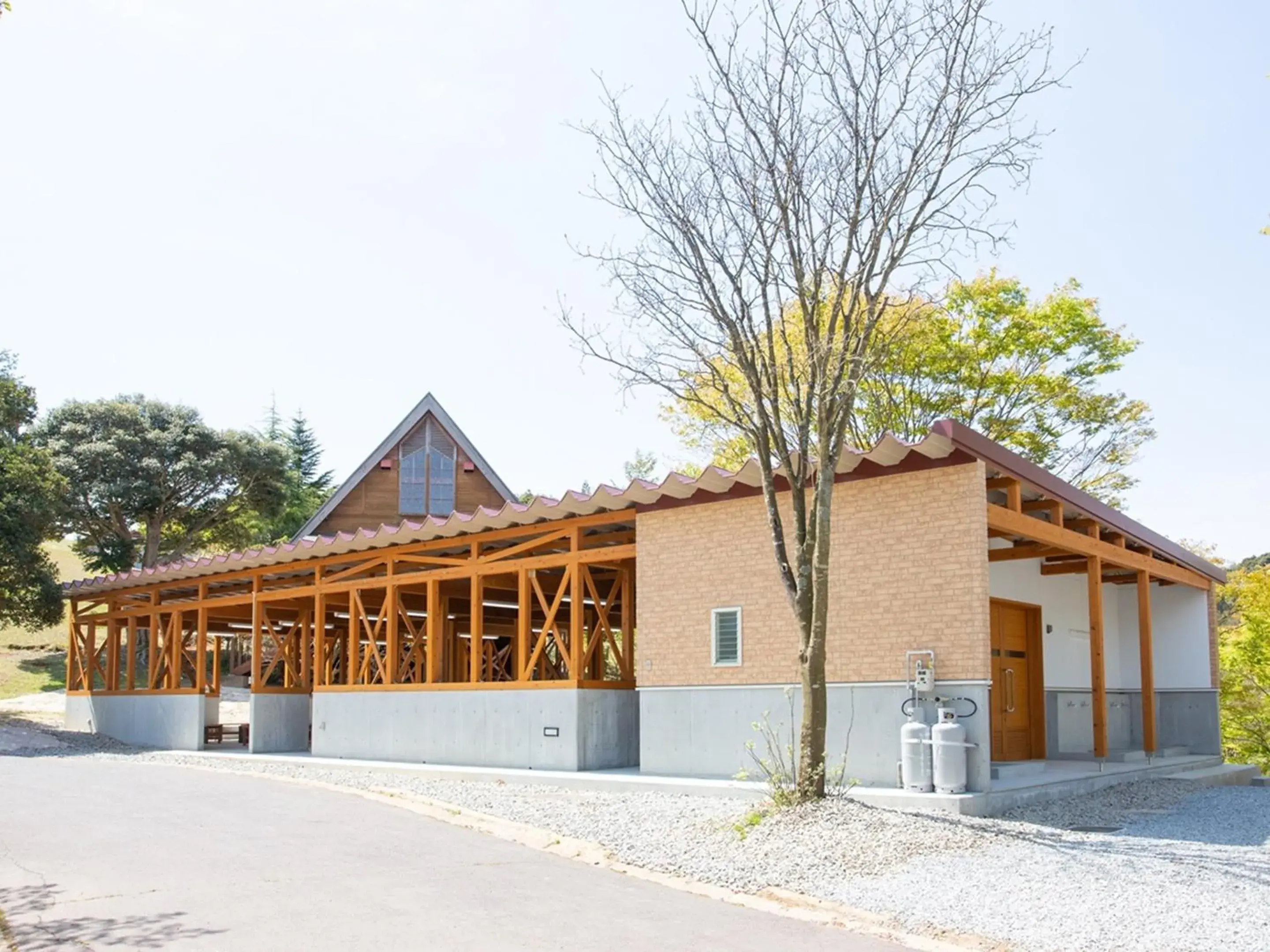 BBQ facilities, Property Building in Matsue Forest Park