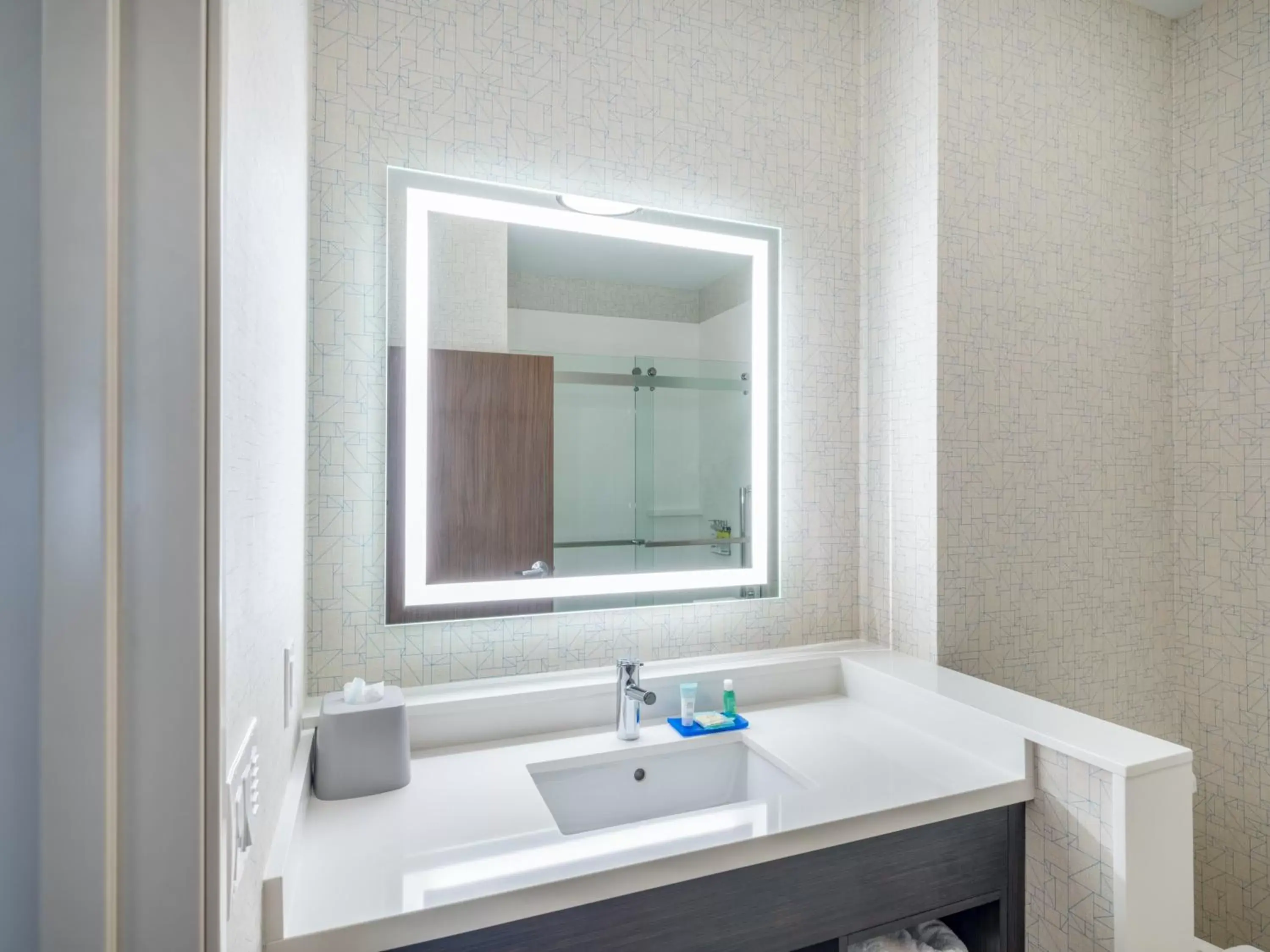 Bathroom in Holiday Inn Express & Suites - Watertown, an IHG Hotel