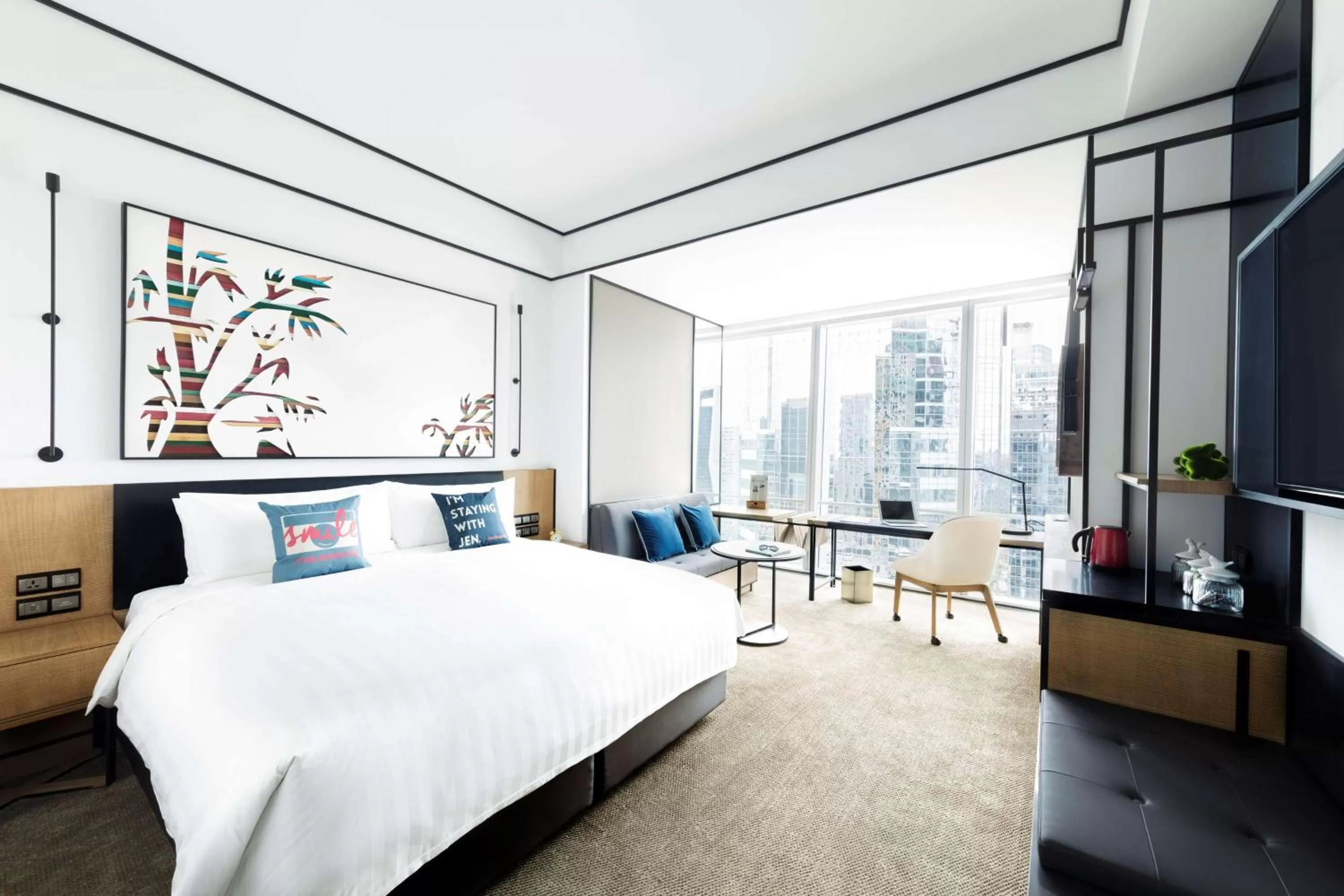 Photo of the whole room, Bed in JEN Beijing by Shangri-La