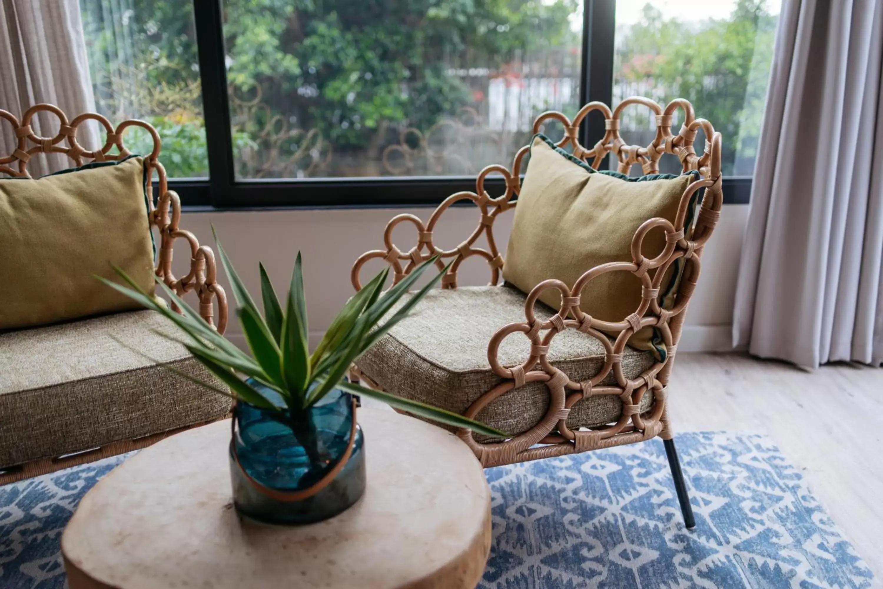 Seating area in The Tree House Boutique Hotel by The Living Journey Collection