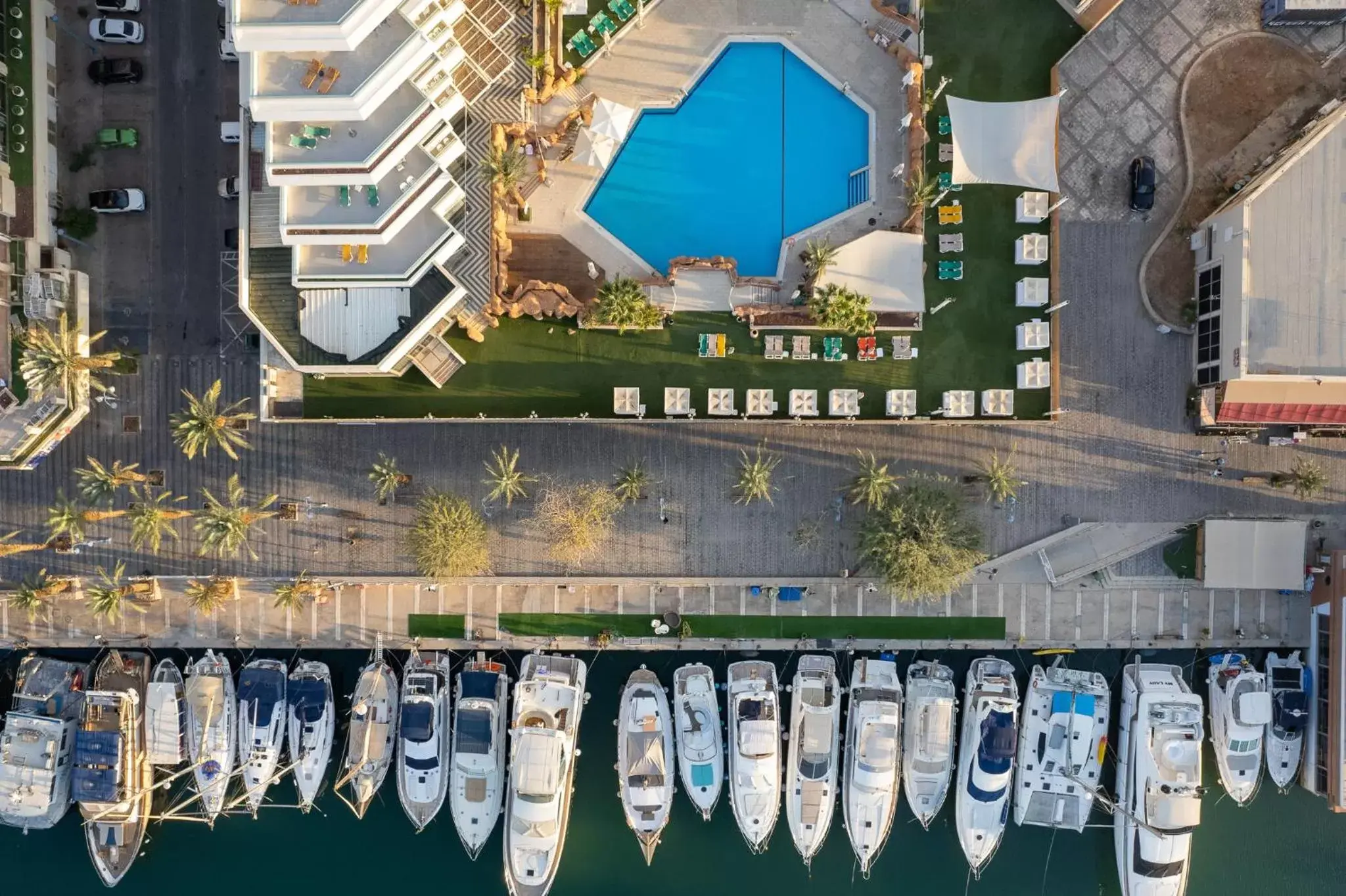 Bird's eye view, Pool View in Vert Hotel Eilat by AFI Hotels