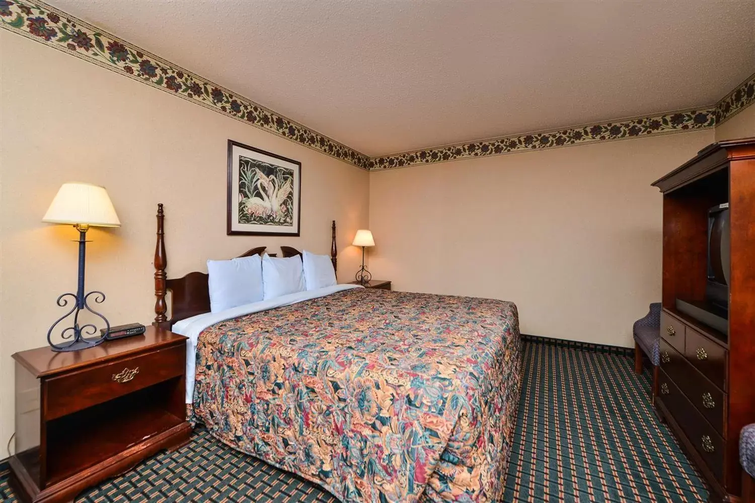 Bed in Budget Inn & Suites Guymon