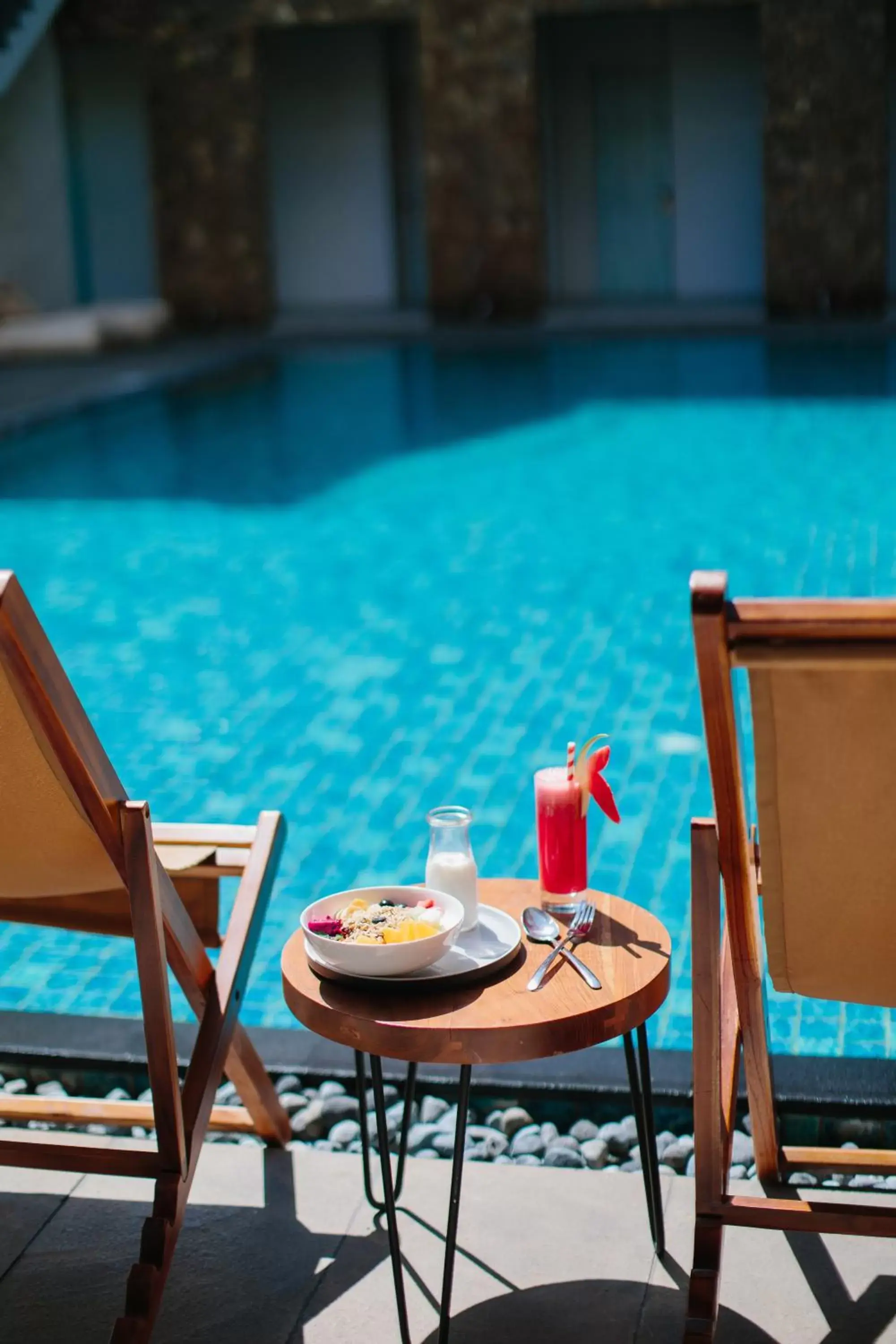 Decorative detail, Swimming Pool in Mahogany Hotel