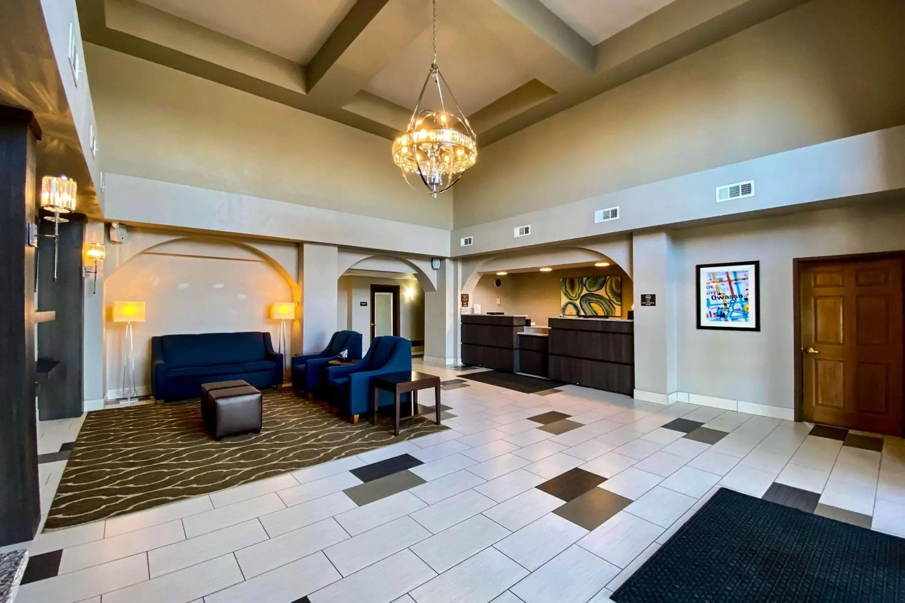 Lobby or reception in Comfort Inn Owasso – Tulsa