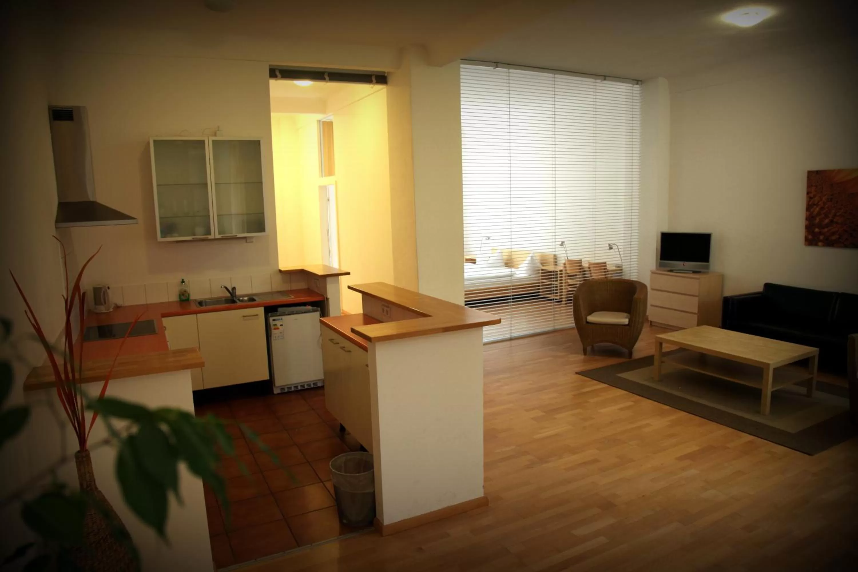 Kitchen or kitchenette in Hotel 26