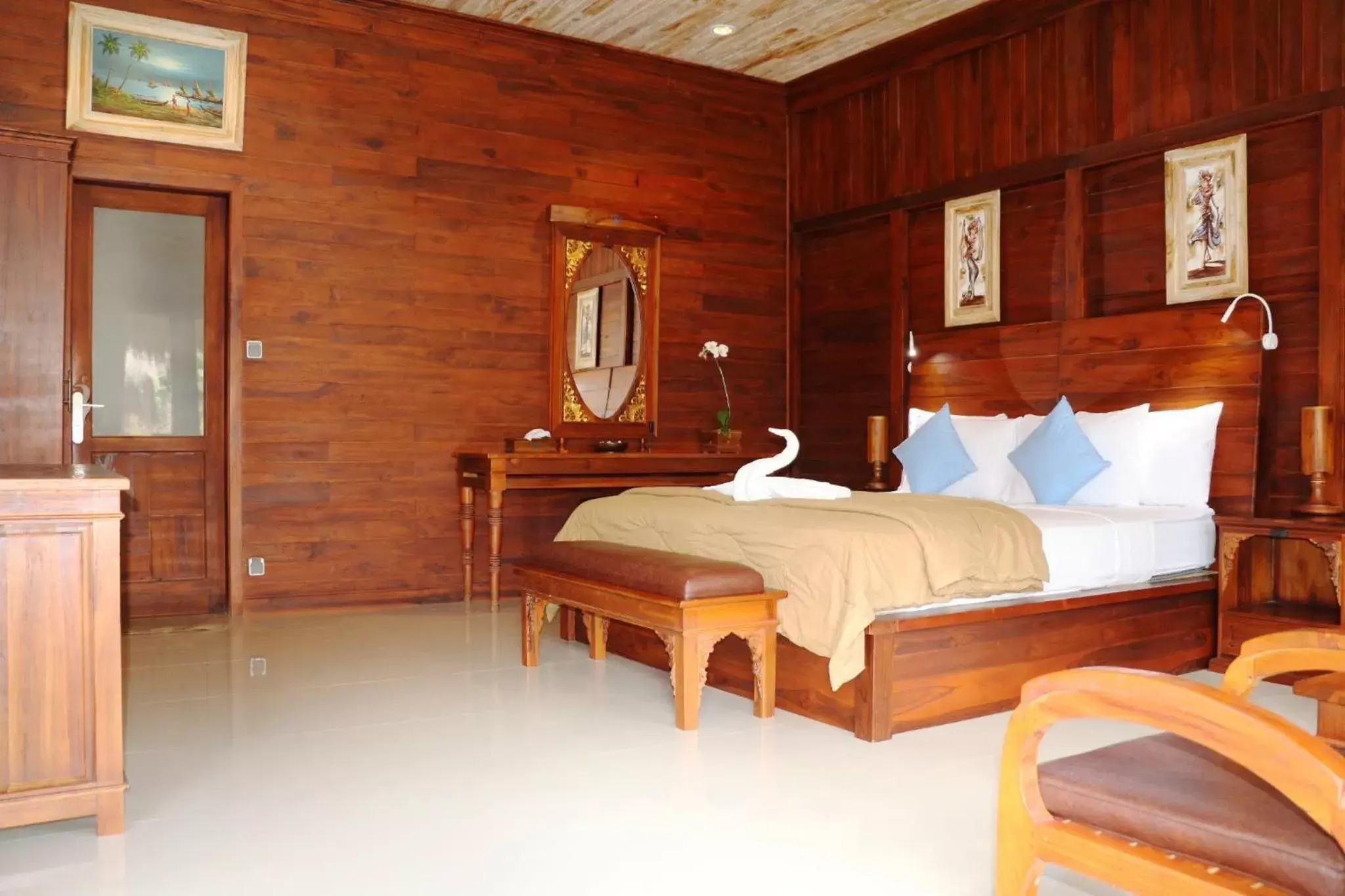 Bed in Pemedal Beach Resort