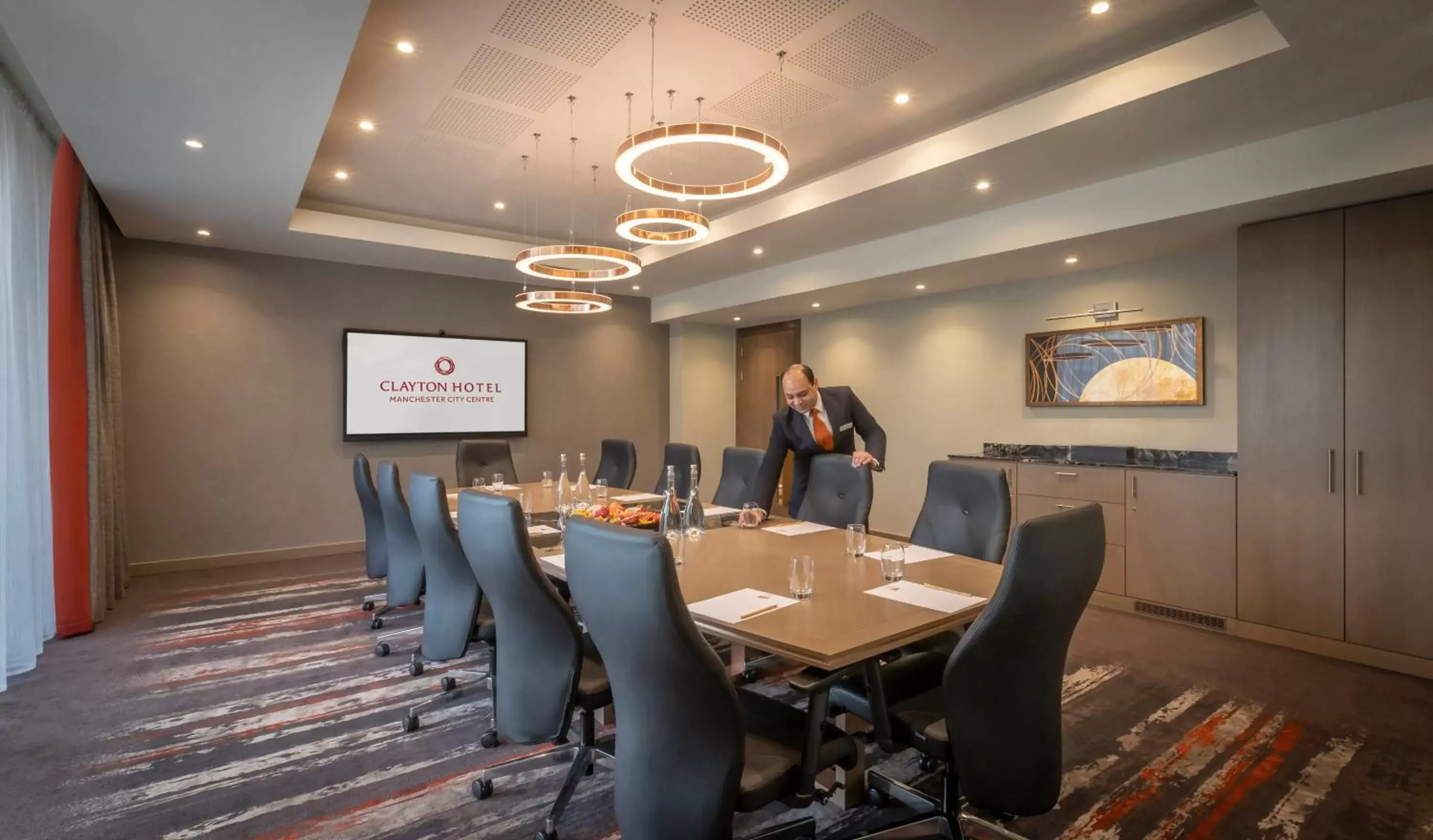 Meeting/conference room in Clayton Hotel Manchester City Centre