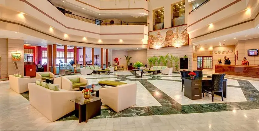 Lobby or reception in Hotel Hindusthan International, Varanasi Lobby or reception in Hotel Hindusthan International, Varanasi