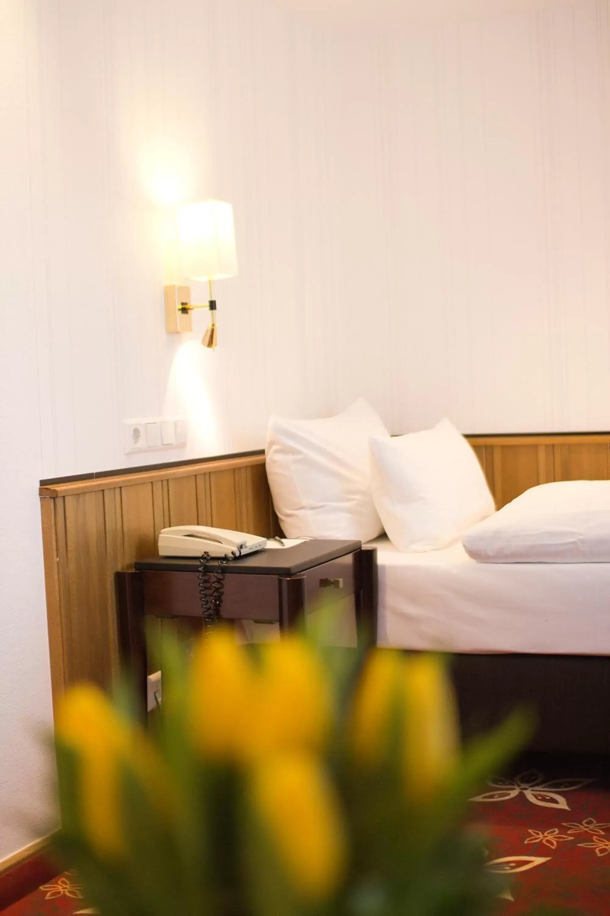 Bed in Hotel Jagdhaus Wiese