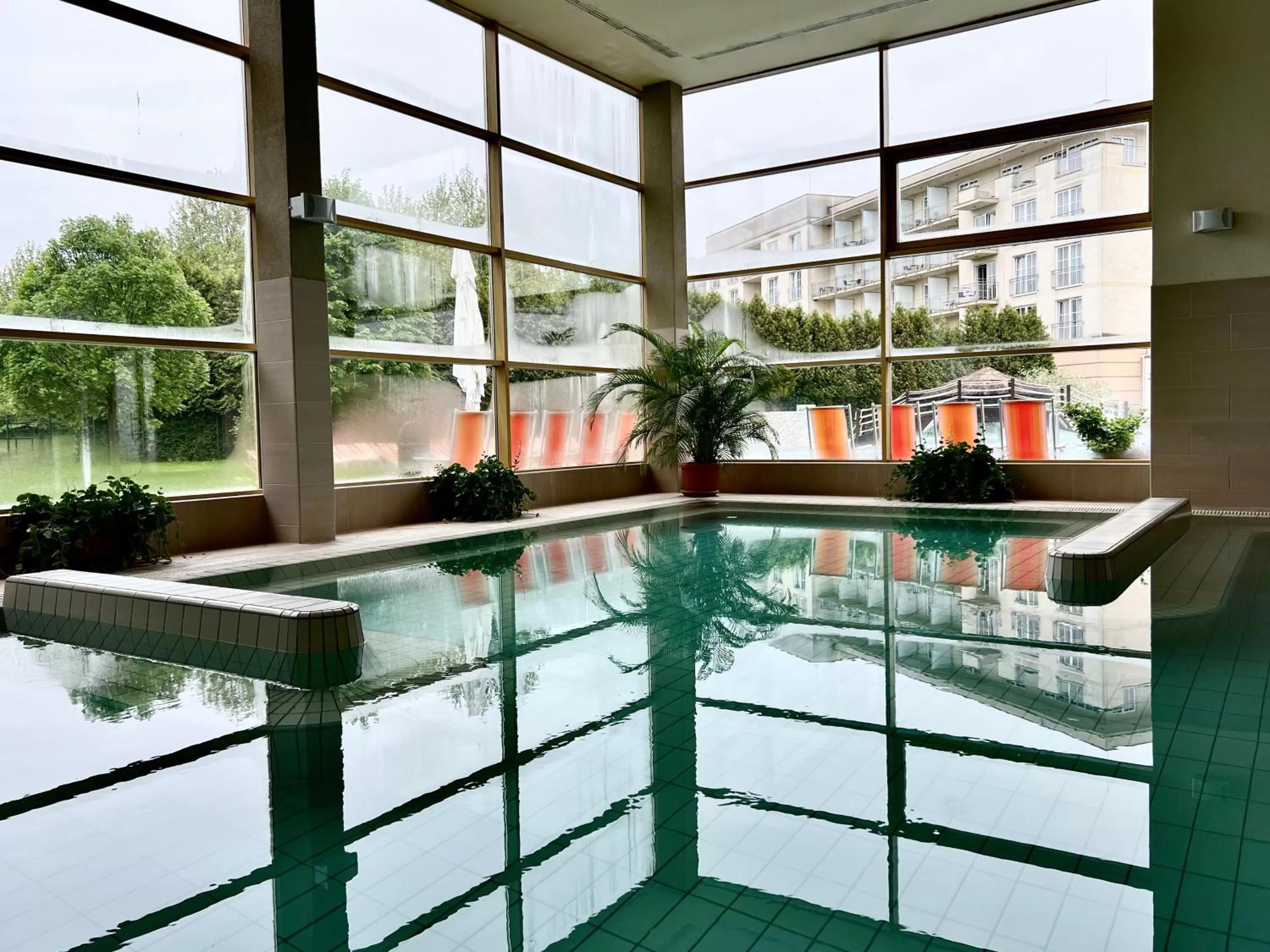 Swimming pool in Gotthard Therme Hotel & Conference