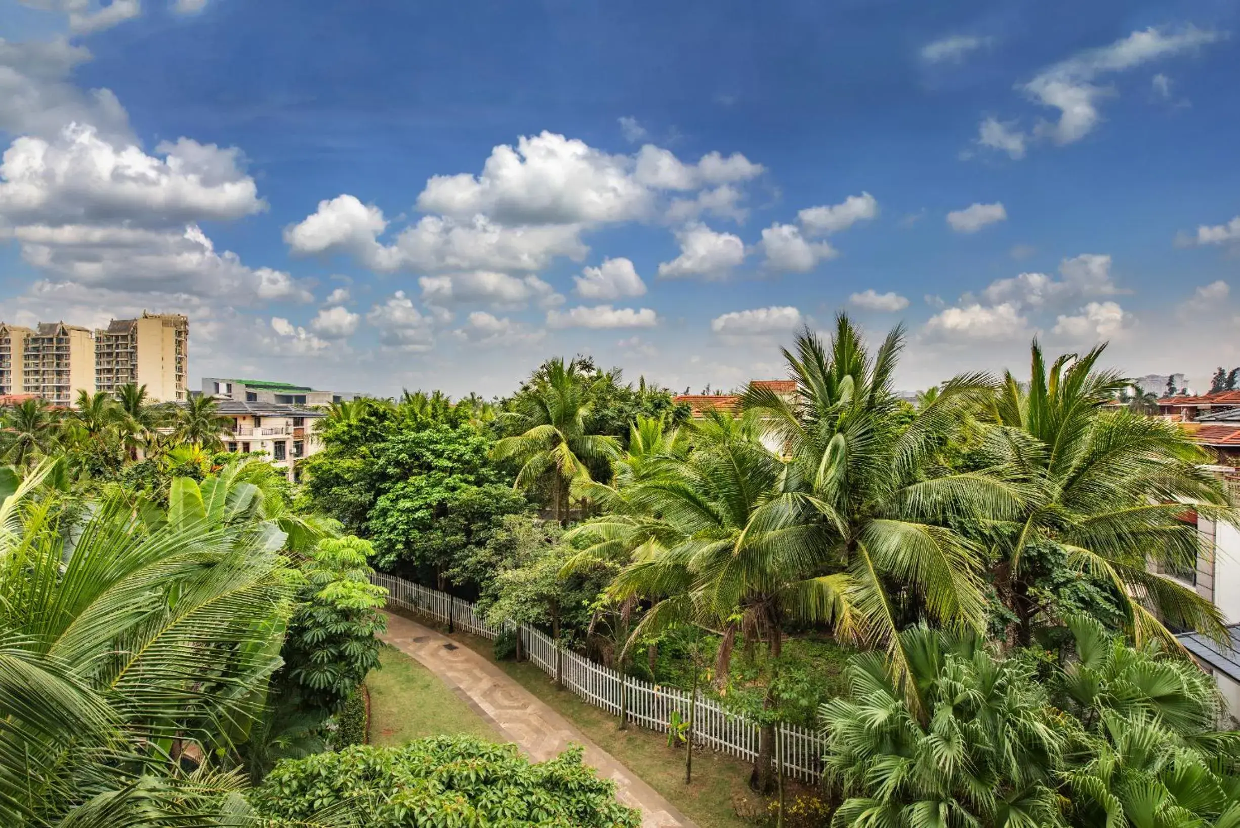 Garden view in Holiday Inn Express Haikou West Coast, an IHG Hotel