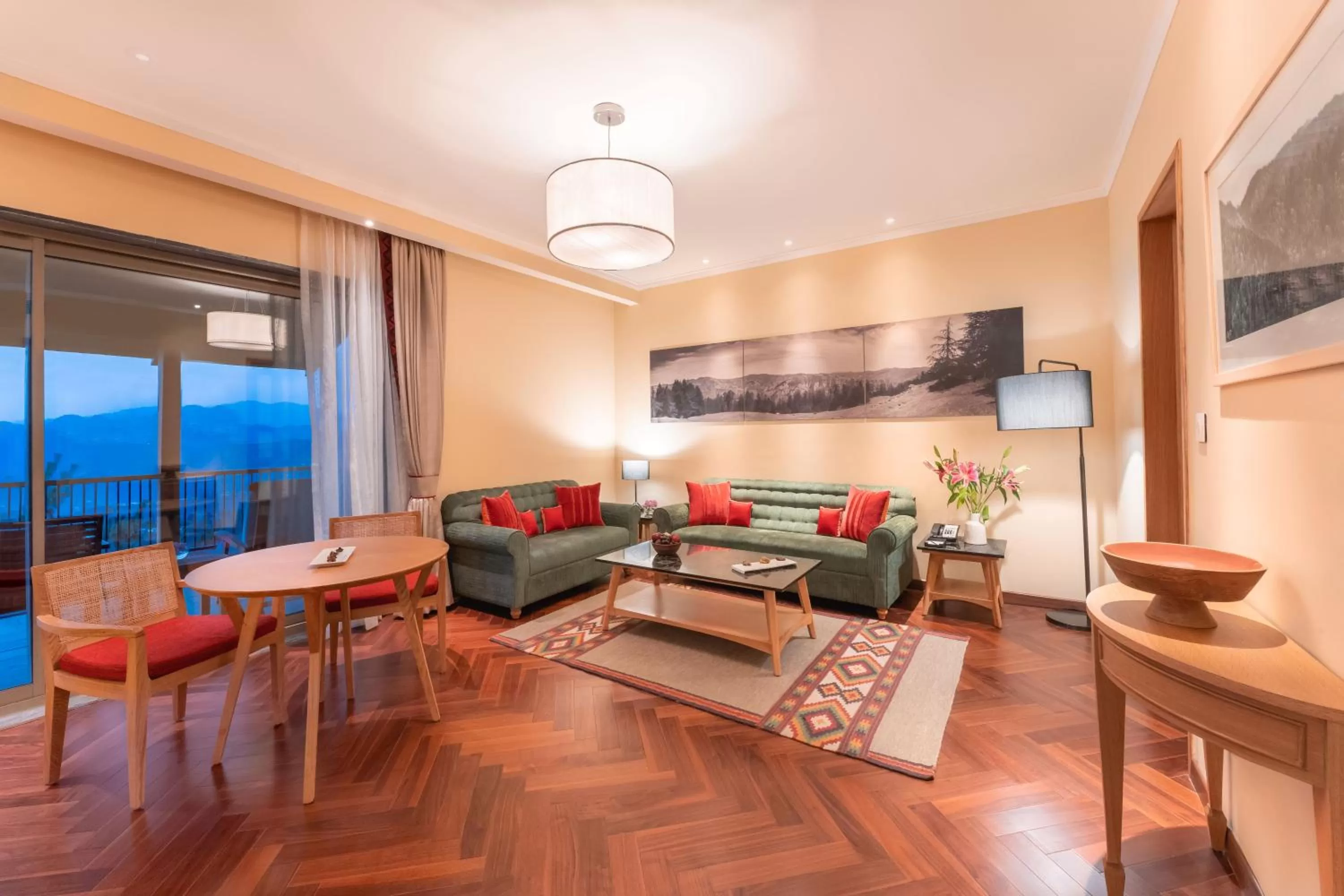 Seating area in Taj Theog Resort & Spa Shimla