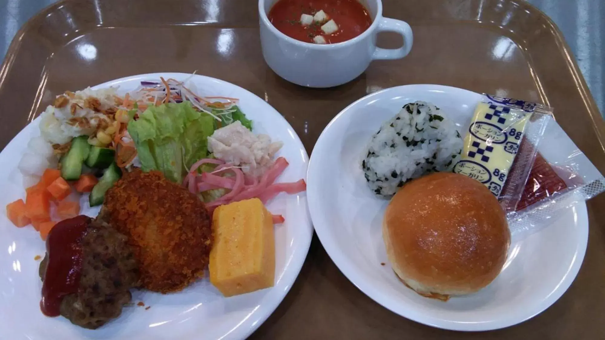 Breakfast, Food in Toyoko Inn Hiroshima-eki Stadium Mae