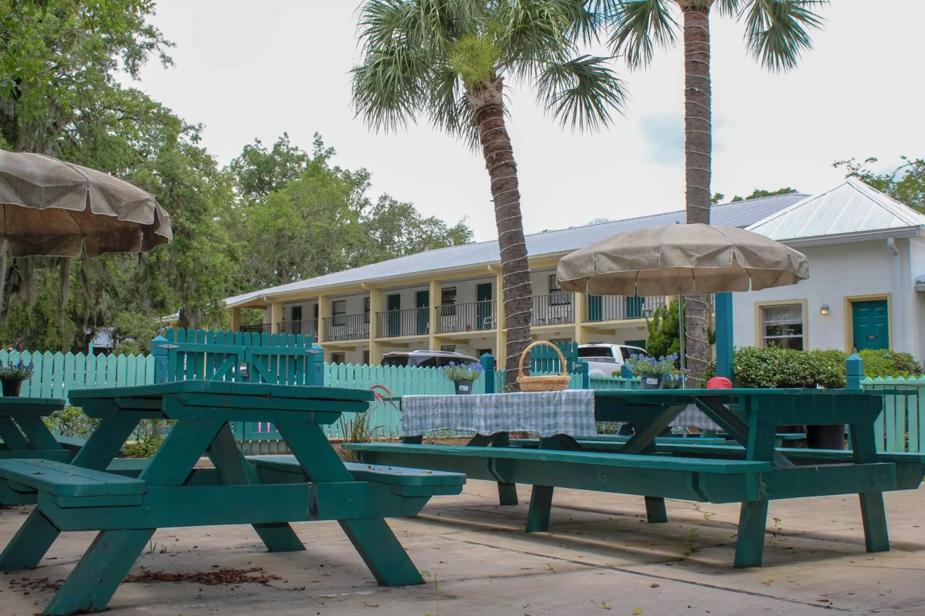 BBQ facilities in Steinhatchee River Inn and Marina