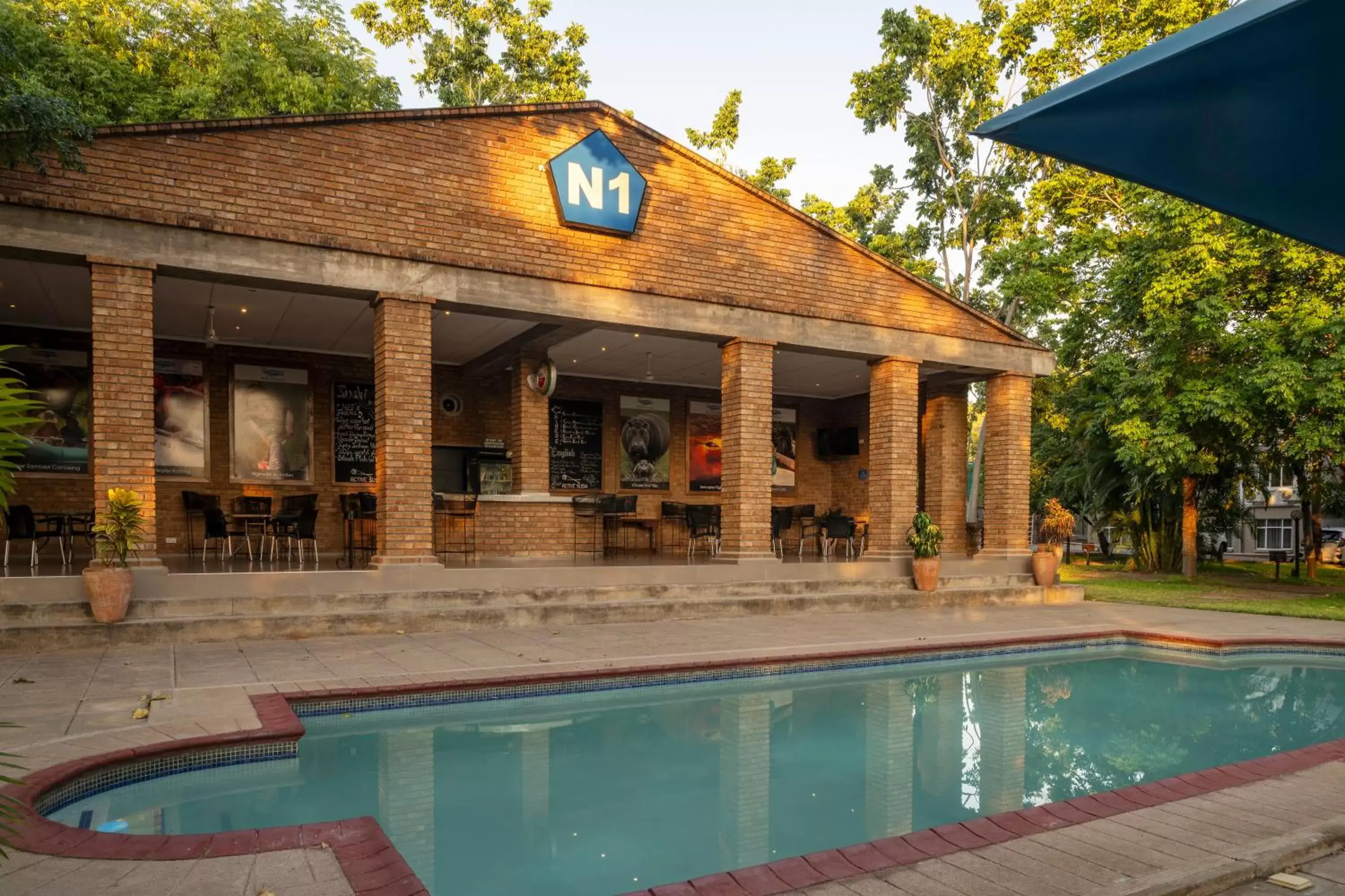 Pool view, Swimming Pool in N1 Hotel & Campsite Victoria Falls