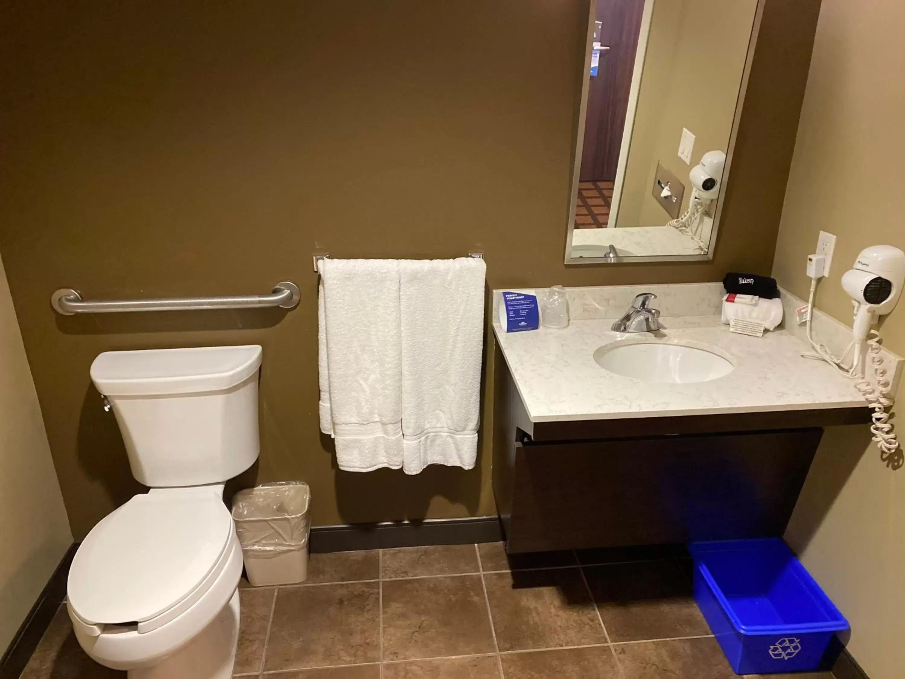 Bathroom in Microtel Inn & Suites by Wyndham - Timmins