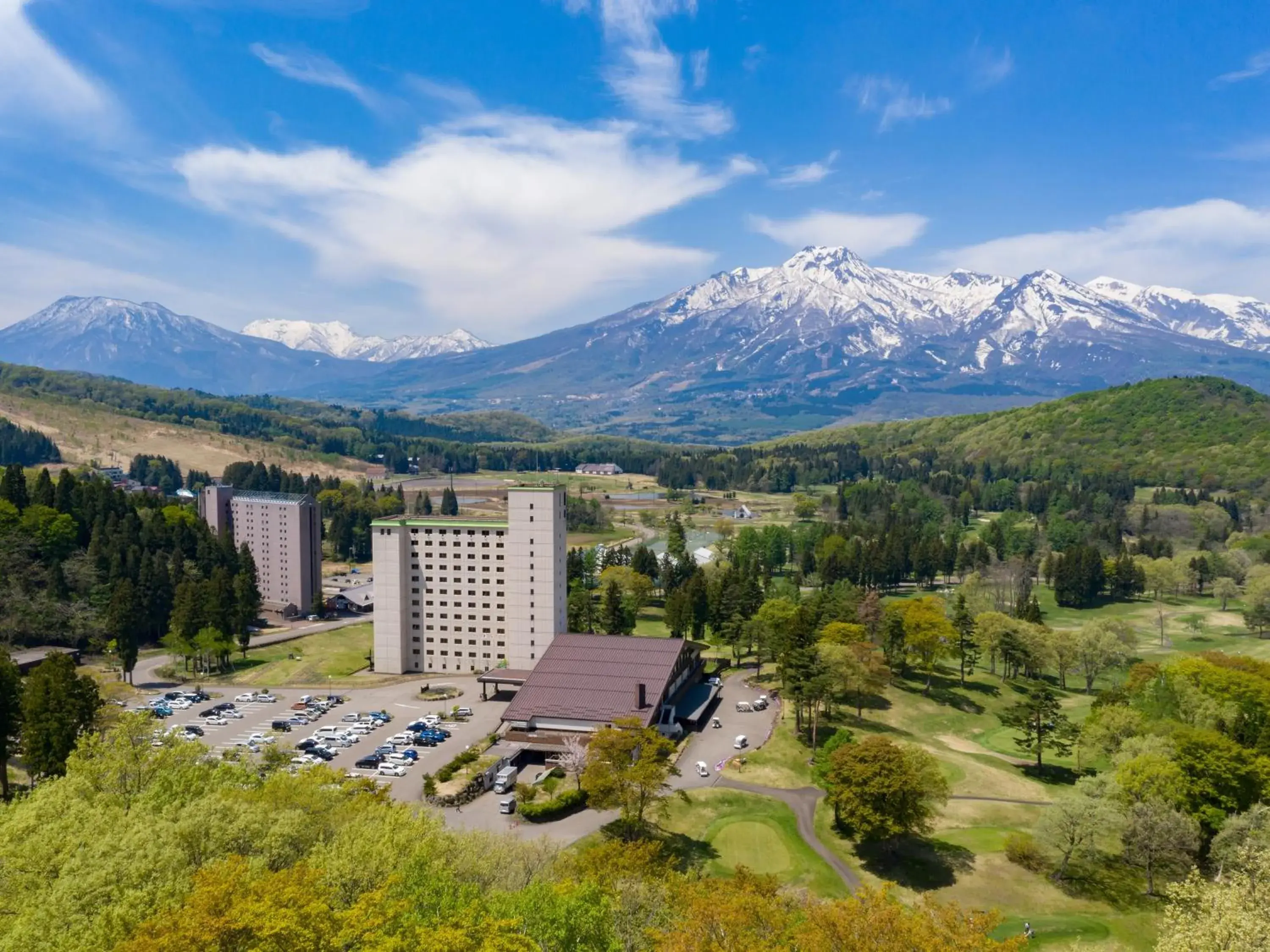 Property building, Bird's-eye View in APA Hotel & Resort Joetsu Myoko