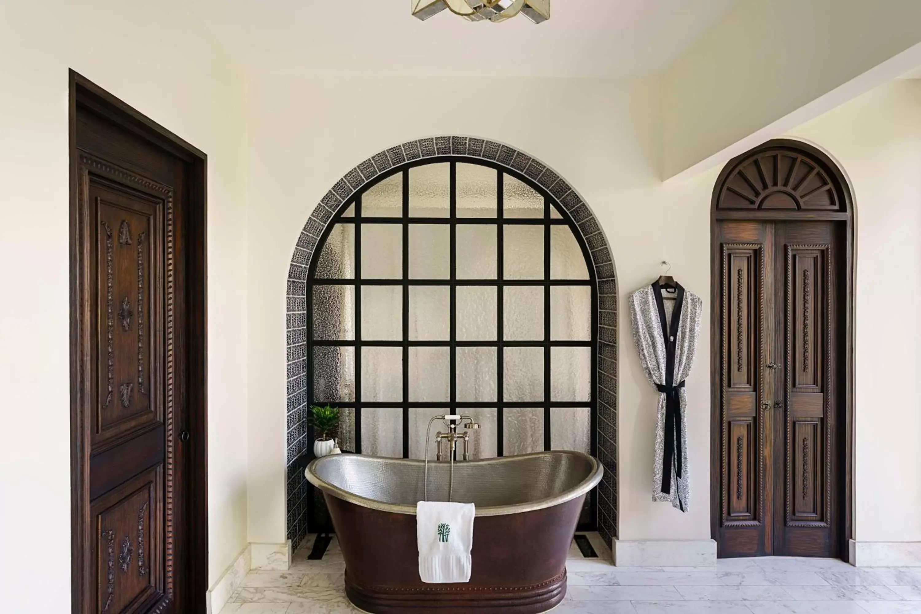 Bathroom in Banyan Tree Puebla