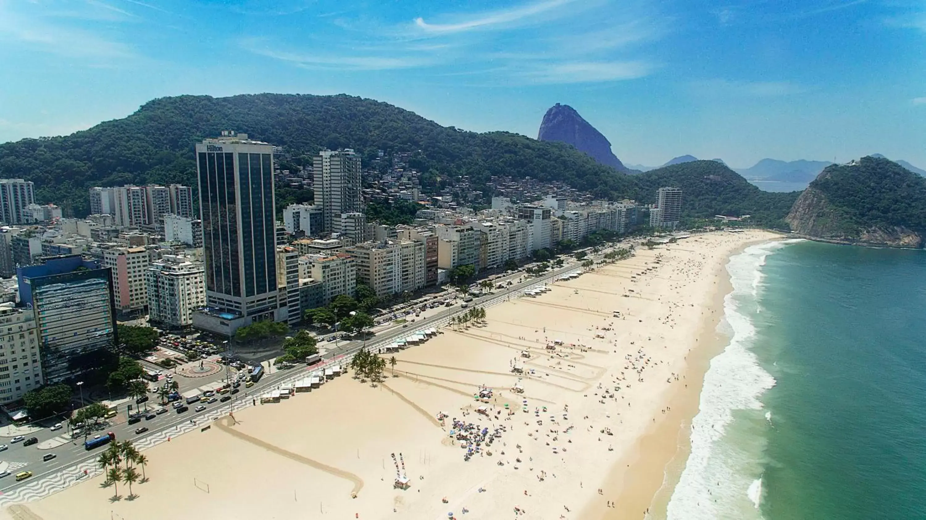 Property building, Bird's-eye View in Hilton Copacabana Rio de Janeiro