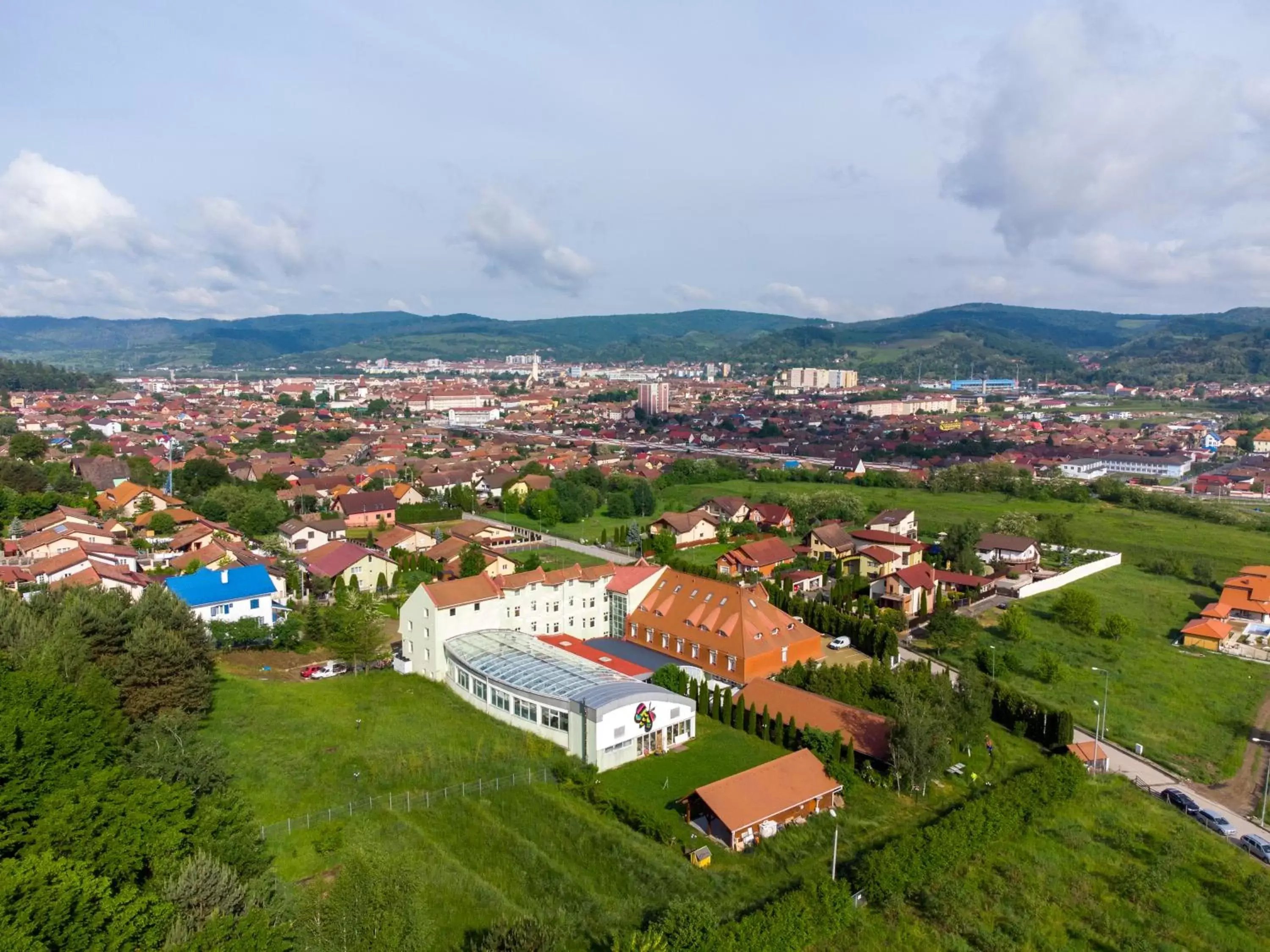 Property building, Bird's-eye View in Mercure Medias Binderbubi Hotel And Spa